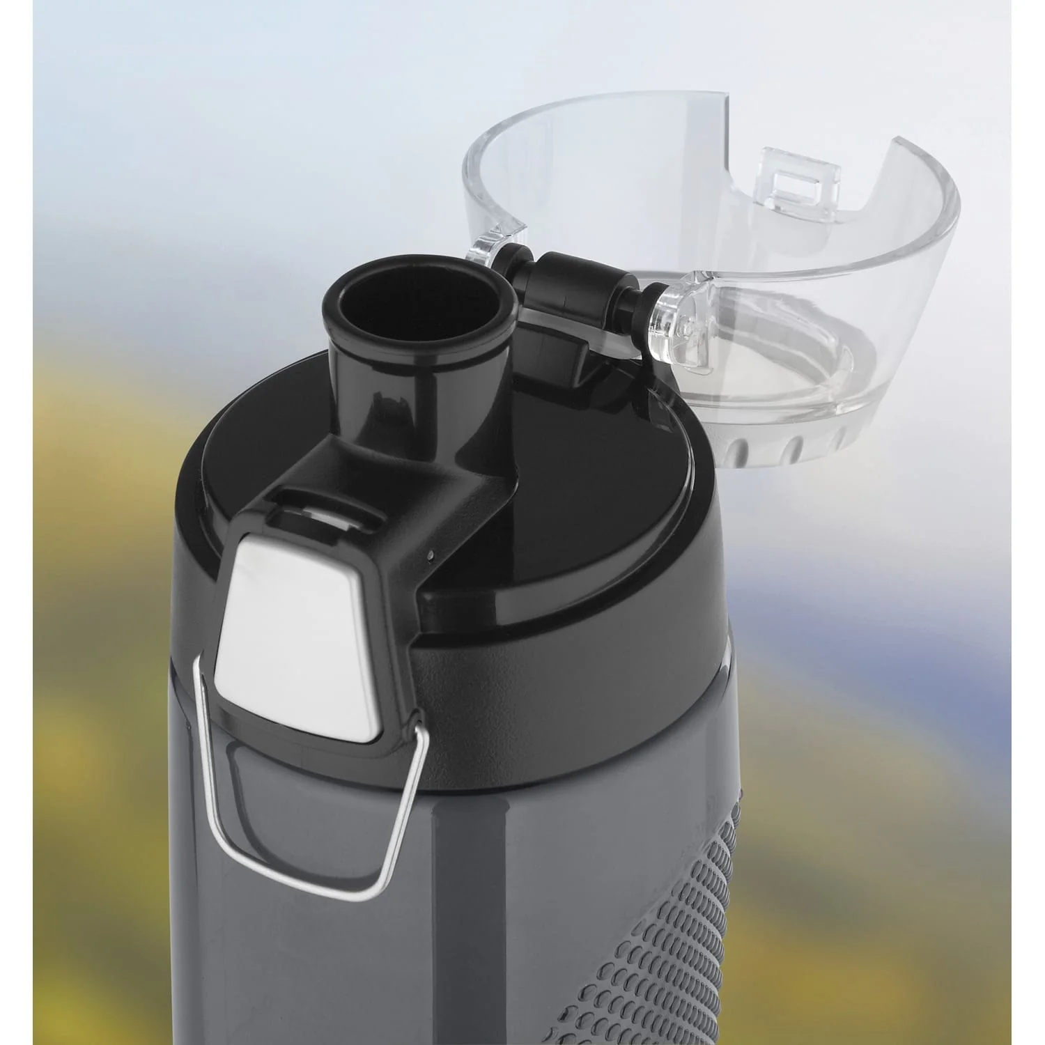Thermos 24-Oz. Plastic Hydration Bottle with Meter, Smoke - Image 2