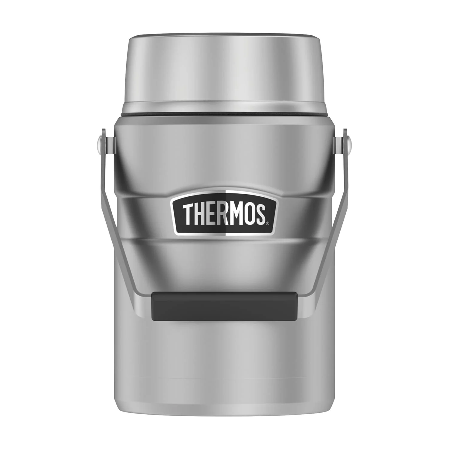 Thermos 47-Oz. Stainless King Big Boss Double-Wall Stainless Steel Food Jar with 2 Inner Containers, Silver - Image 2