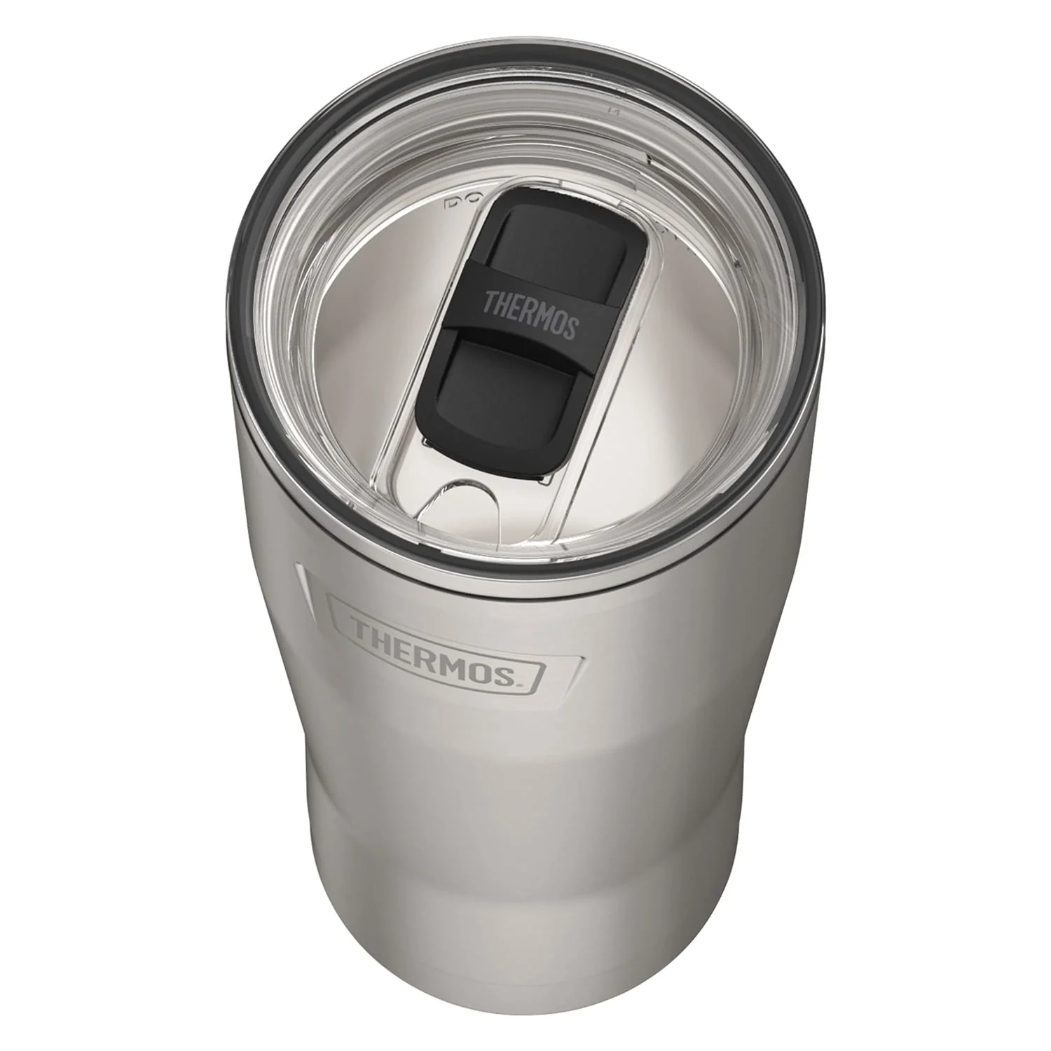 Thermos Icon 24-Oz. Stainless Steel Tumbler with Slide Lock, Matte Stainless Steel - Image 3