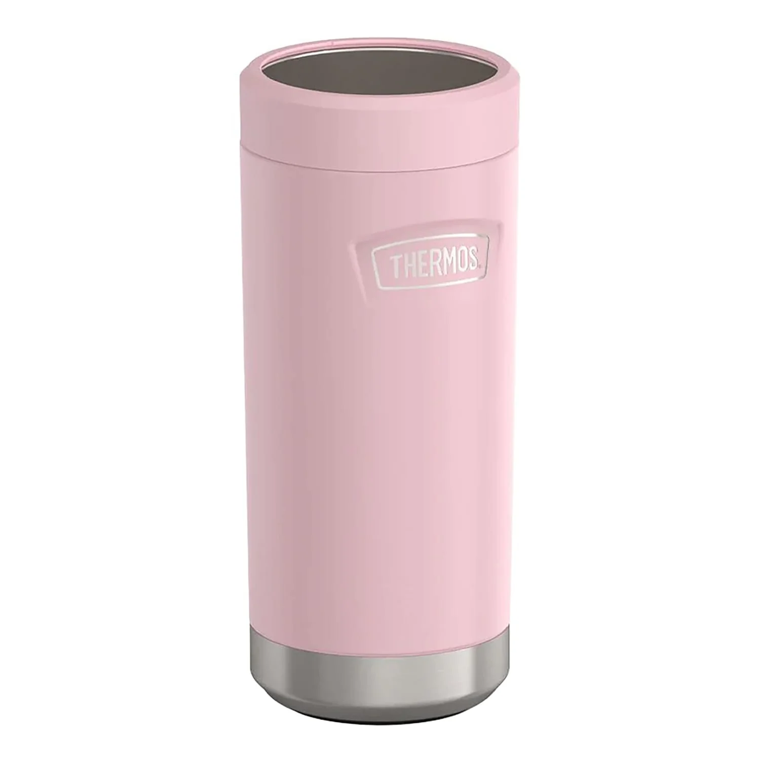 Thermos Icon Series Stainless Steel 12-Oz.-Slim-Can Beverage Insulator, Sunset Pink