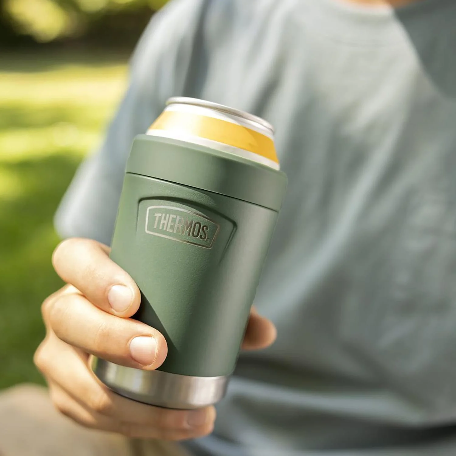 Thermos Icon Series Stainless Steel Beverage 12-Oz.-Can Beverage Insulator - Image 2