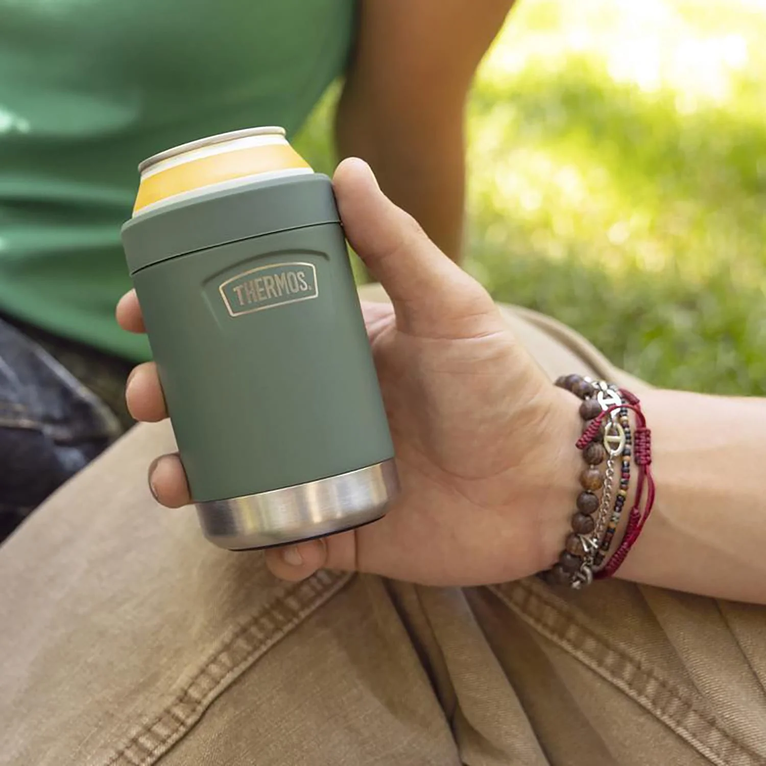 Thermos Icon Series Stainless Steel Beverage 12-Oz.-Can Beverage Insulator - Image 3