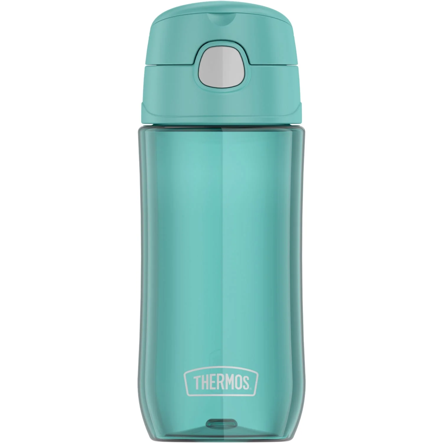 Thermos Kids 16-Oz. Plastic FUNtainer Hydration Bottle with Spout Lid, Aqua - Image 4