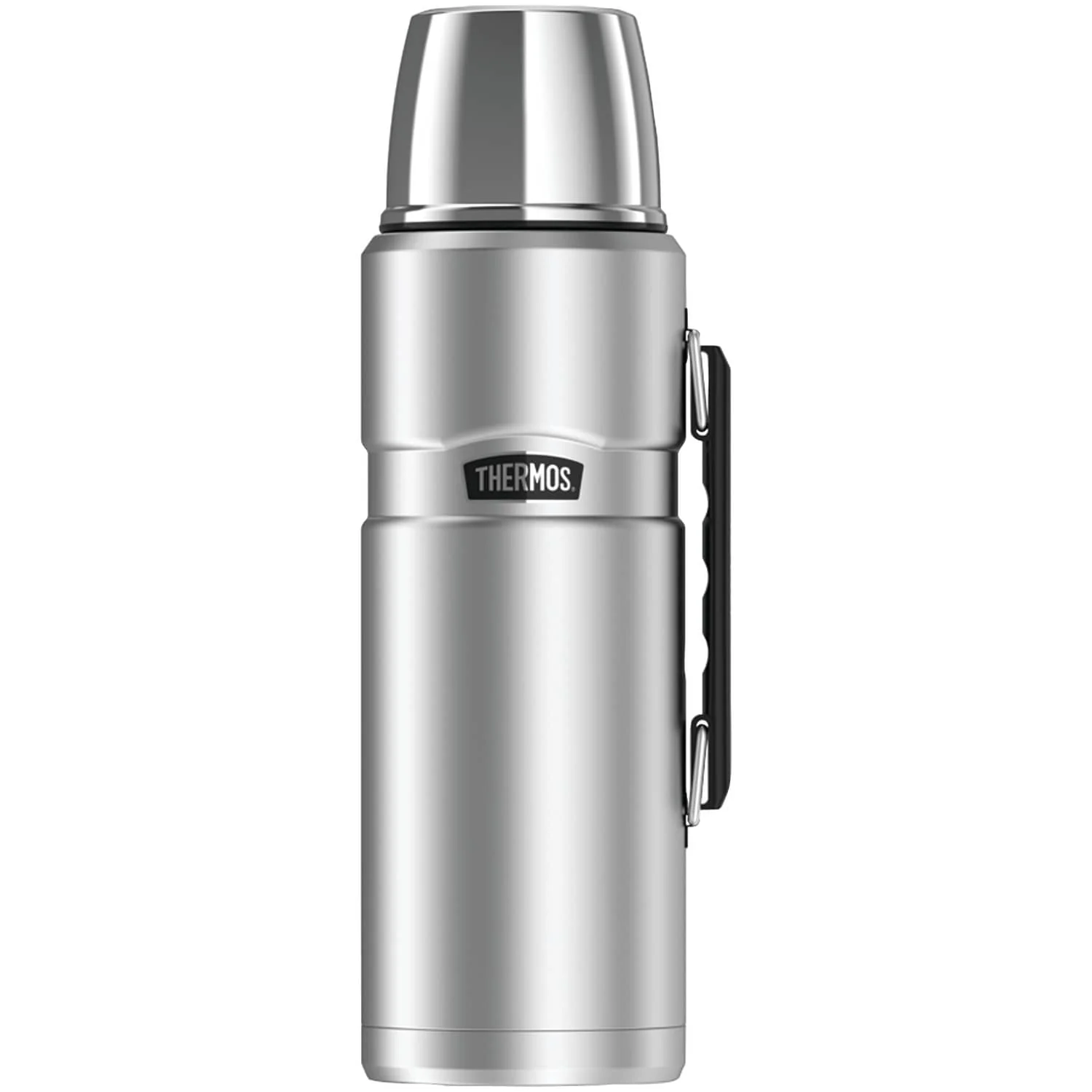 Thermos Stainless King Vacuum Insulated Stainless Steel Beverage Bottle, 2 L, Matte Steel