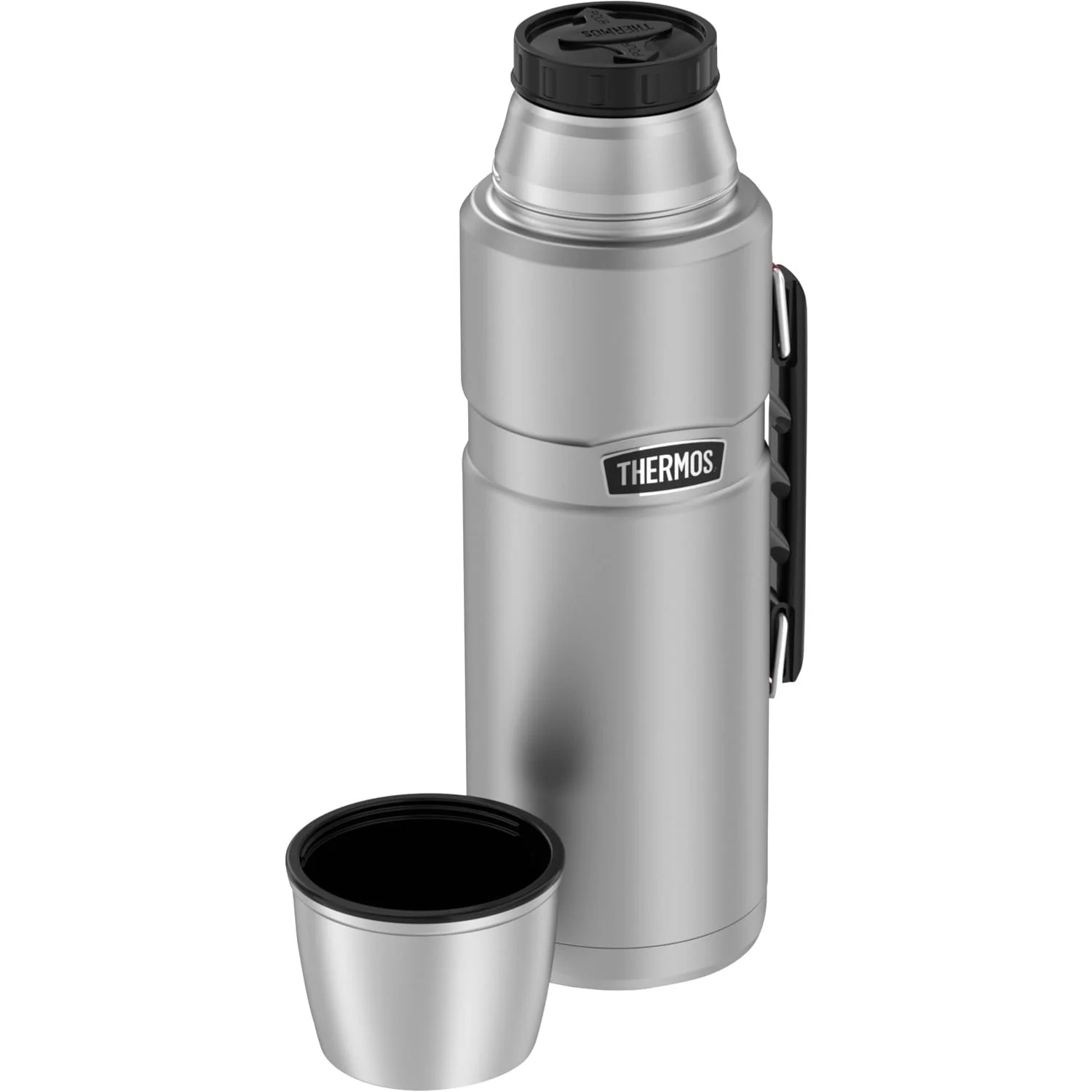 Thermos Stainless King Vacuum Insulated Stainless Steel Beverage Bottle, 2 L, Matte Steel - Image 4