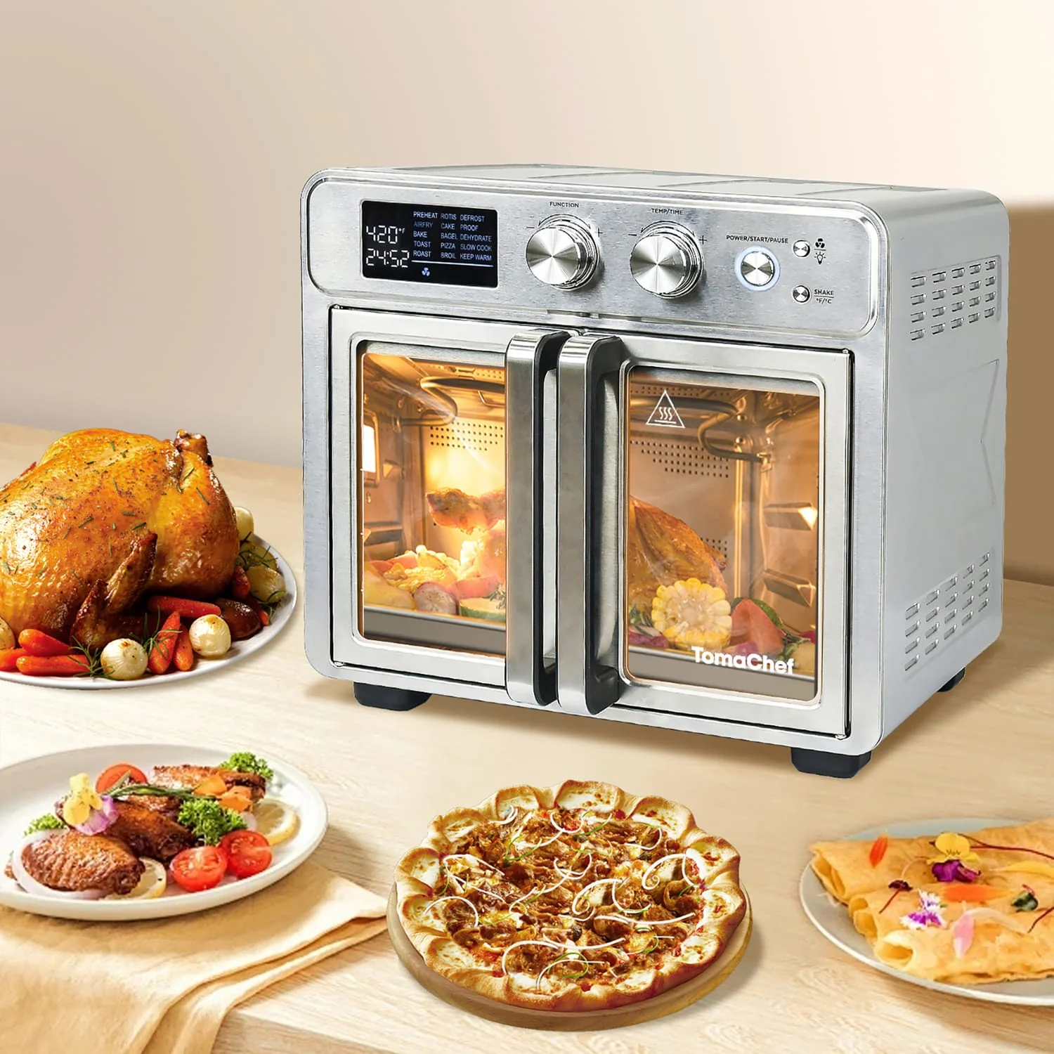 TomaChef 26-Qt Multifunctional Air Fryer Oven - Image 5