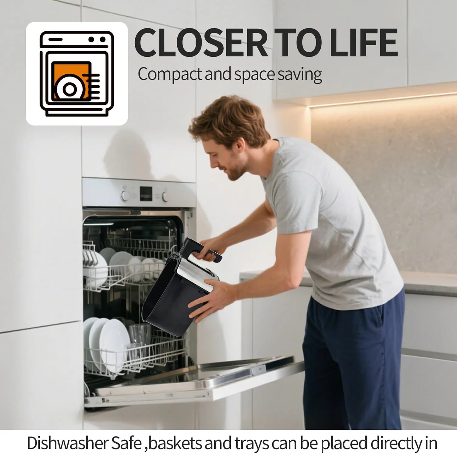 TomaChef 5.3-Qt. 10-in-1 Smart Air Fryer with Visible Window - Image 3