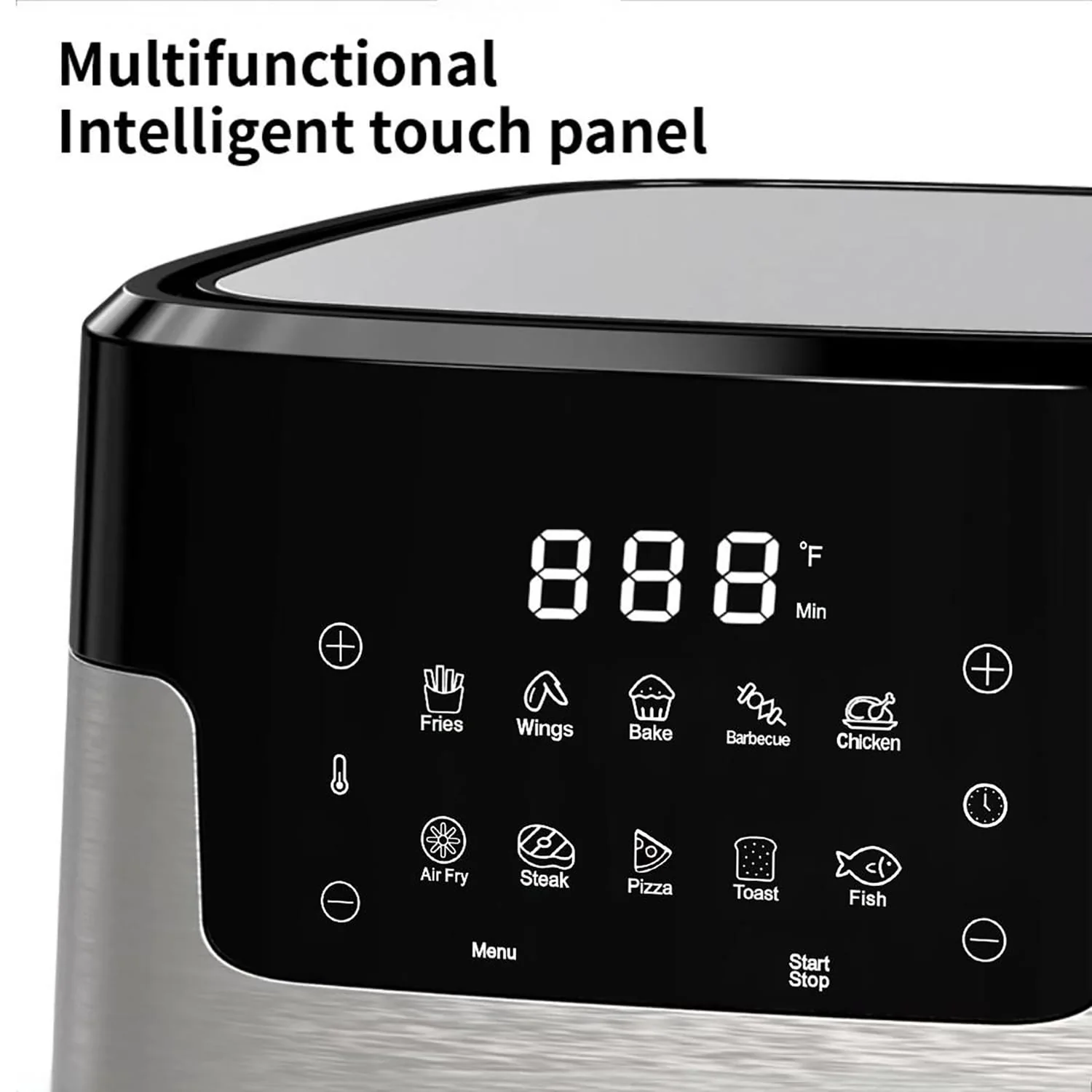 TomaChef 5.3-Qt. 10-in-1 Smart Air Fryer with Visible Window - Image 4