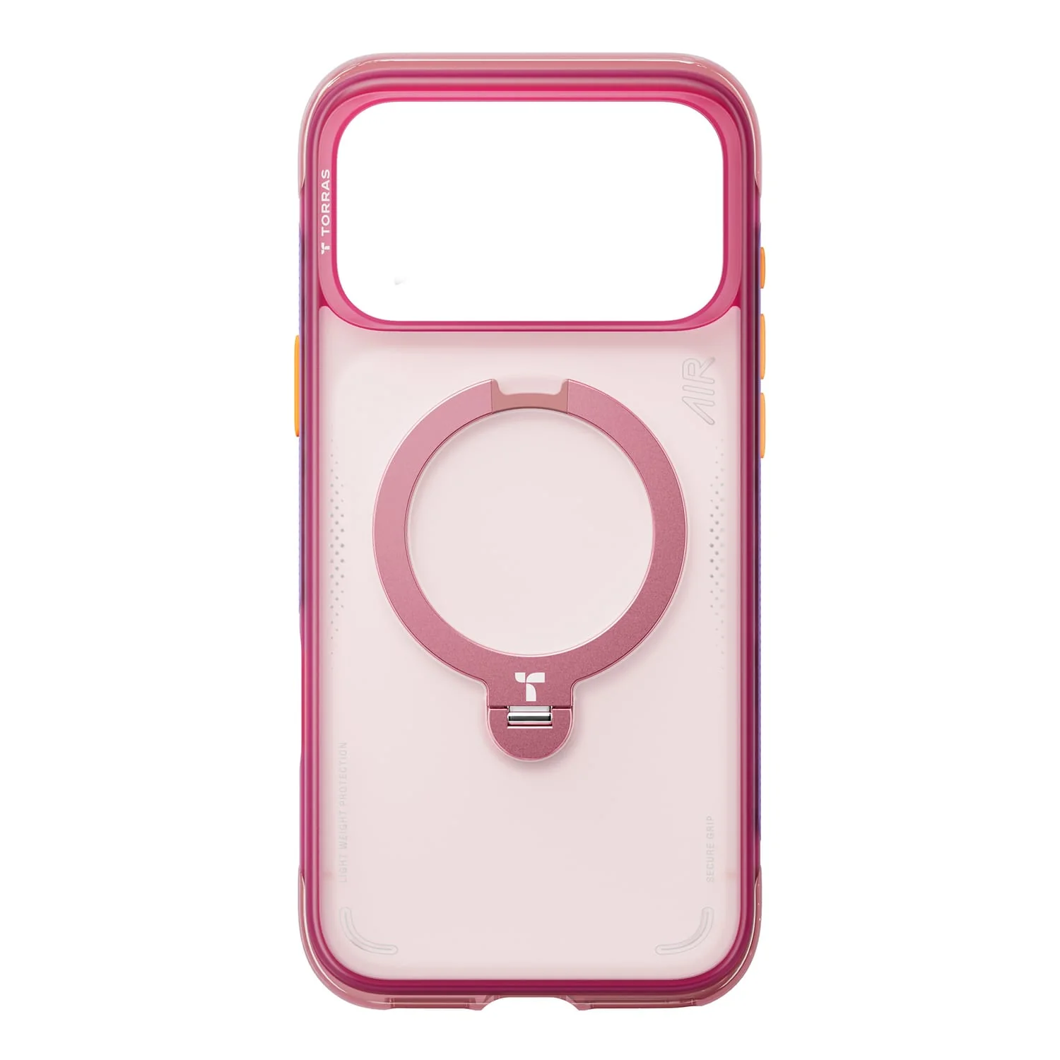 Torras iPhone 17 Pro Max Ostand Spin Air Case, Neon Sunset