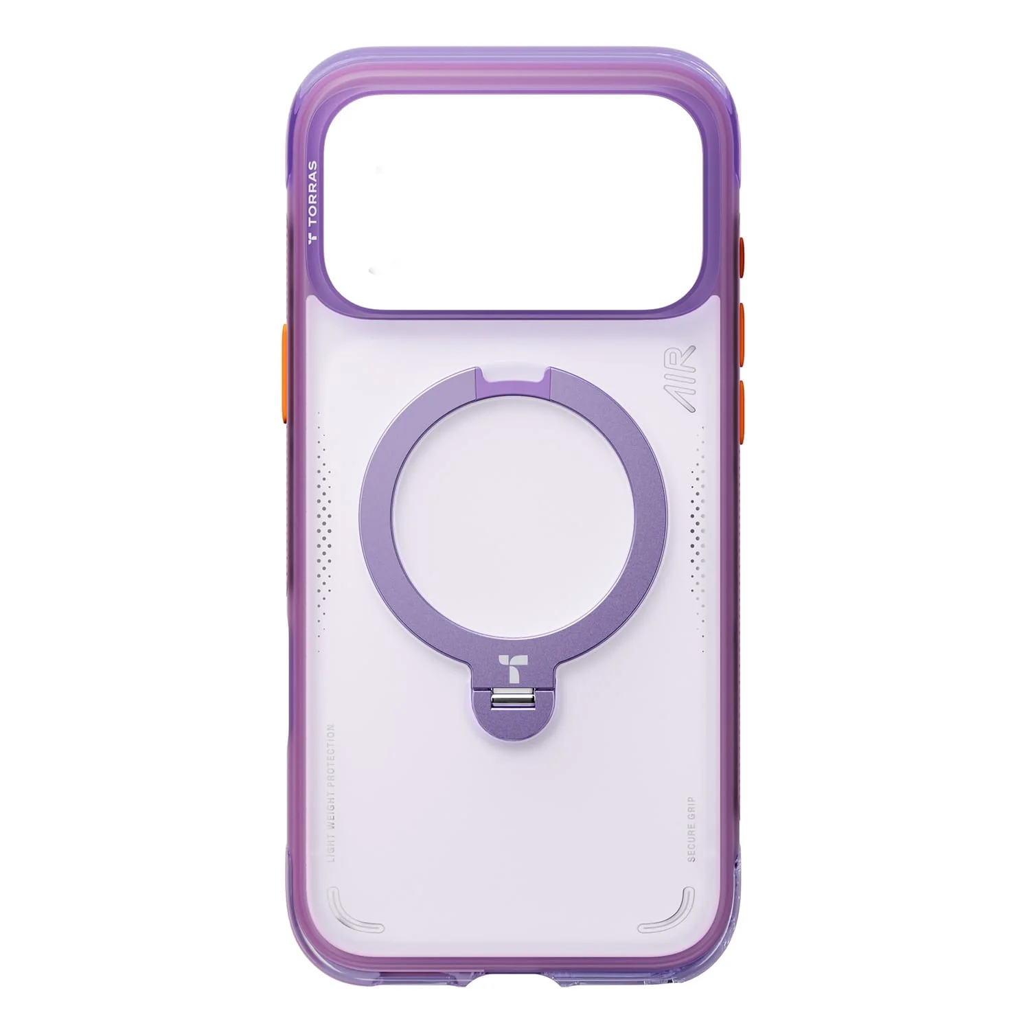 Torras iPhone 17 Pro Ostand Spin Air Case, Aurora Purple
