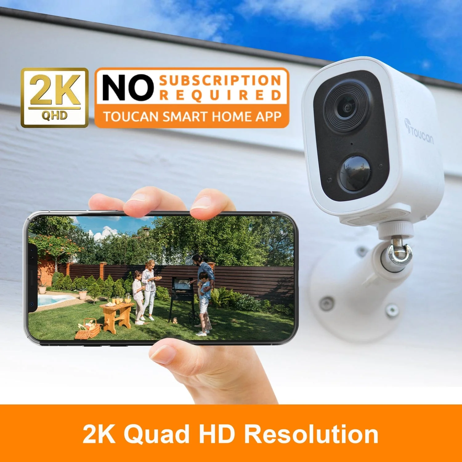 Toucan S4 Wireless 2K Security Camera – No Monthly Fee Required - Image 3