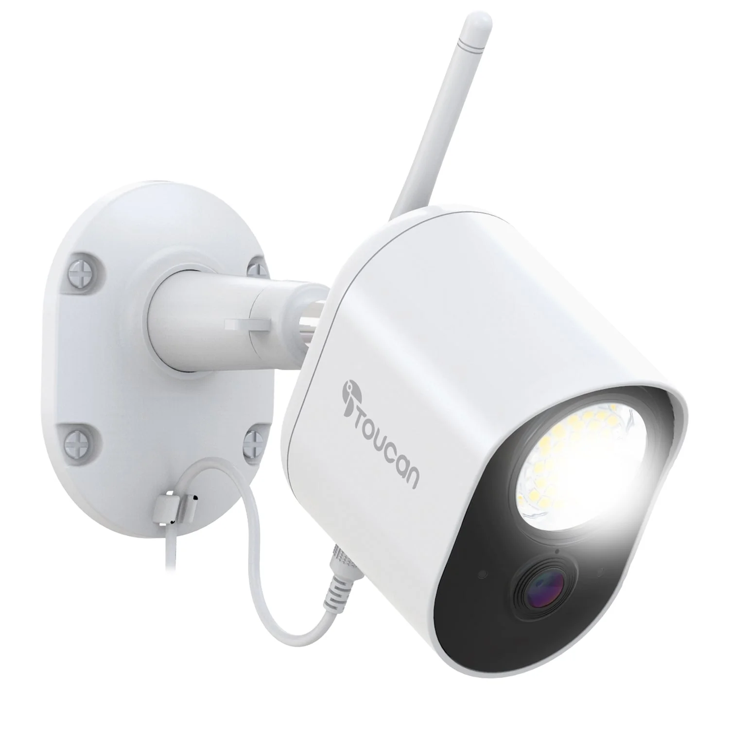 Toucan Wi-Fi 1080p Security Floodlight Camera – No Monthly Fee Required