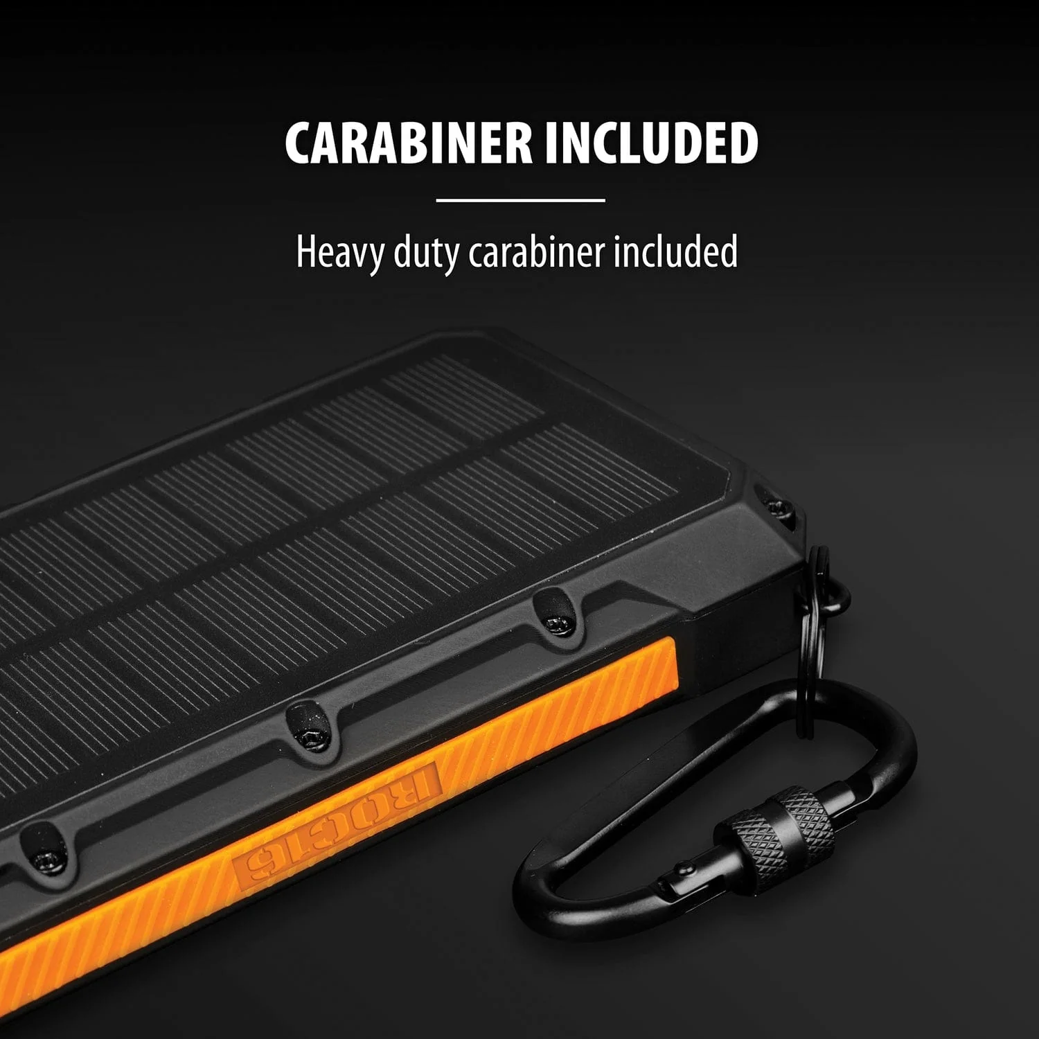 ToughTested 16000-mAh Triple-Port USB, USB QC 3.0, and USB-C Waterproof Solar Charger and Wireless Portable Power Bank with Flashlight - Image 5