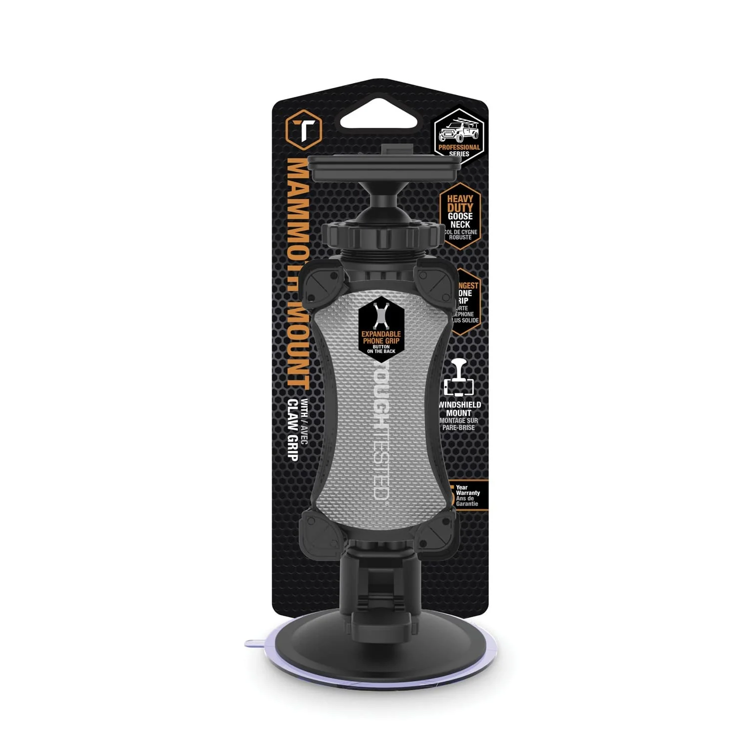 ToughTested Mammoth Windshield Mount with Claw Grip Holder - Image 3