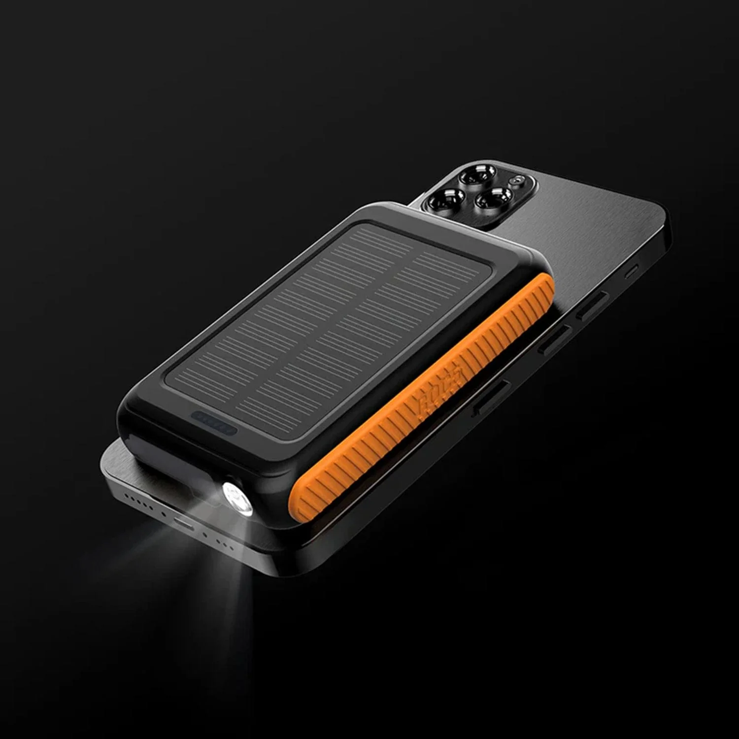 ToughTested ROC 5 MagSafe 5000-mAh Solar Qi Wireless Power Bank with USB-C PD and USB-A Quick-Charge Ports and Flashlight - Image 3