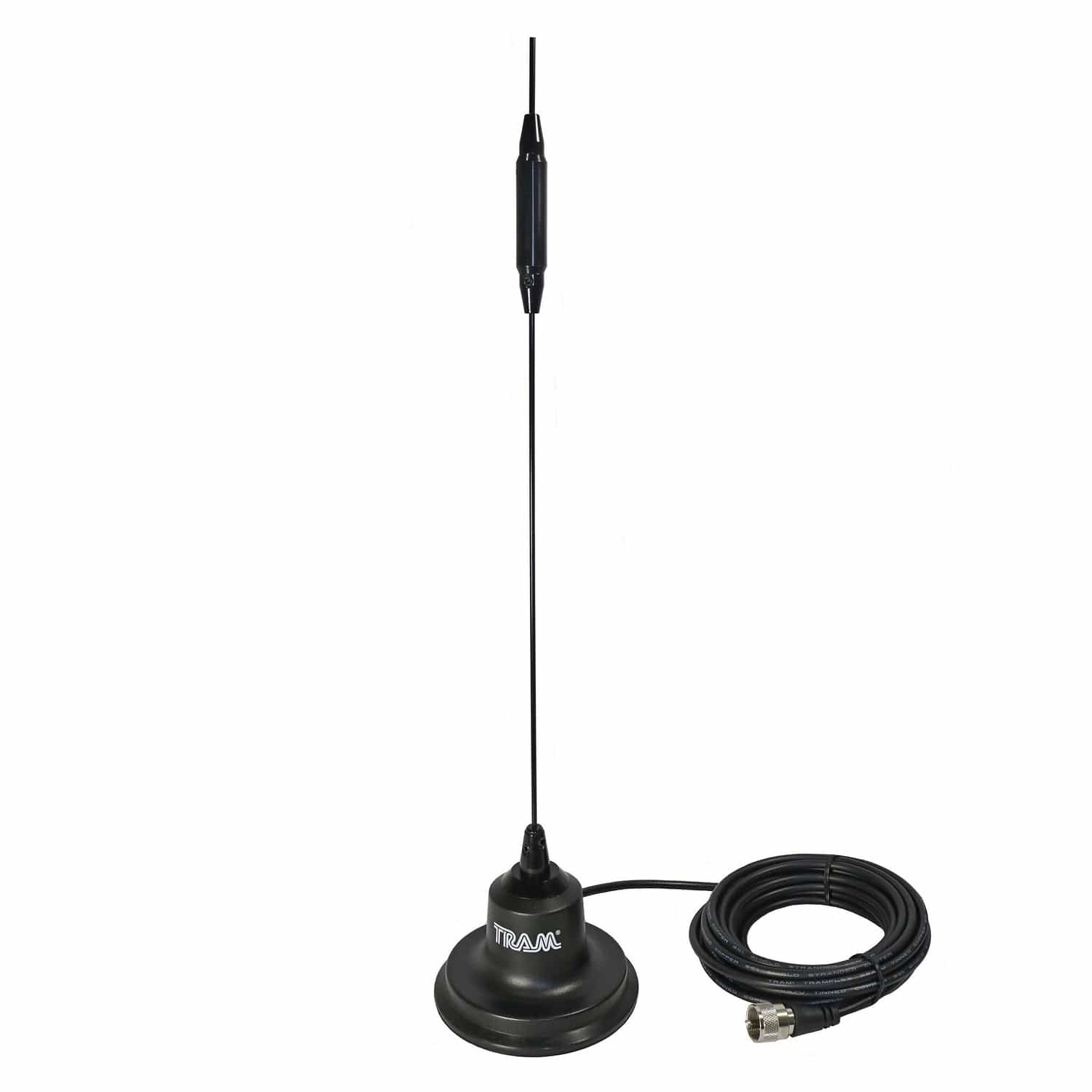 Tram 144 to 148 MHz VHF/440 to 450 MHz UHF Amateur Dual-Band Pre-Tuned 4-In. Magnet Antenna Kit with Rubber Boot - Image 4