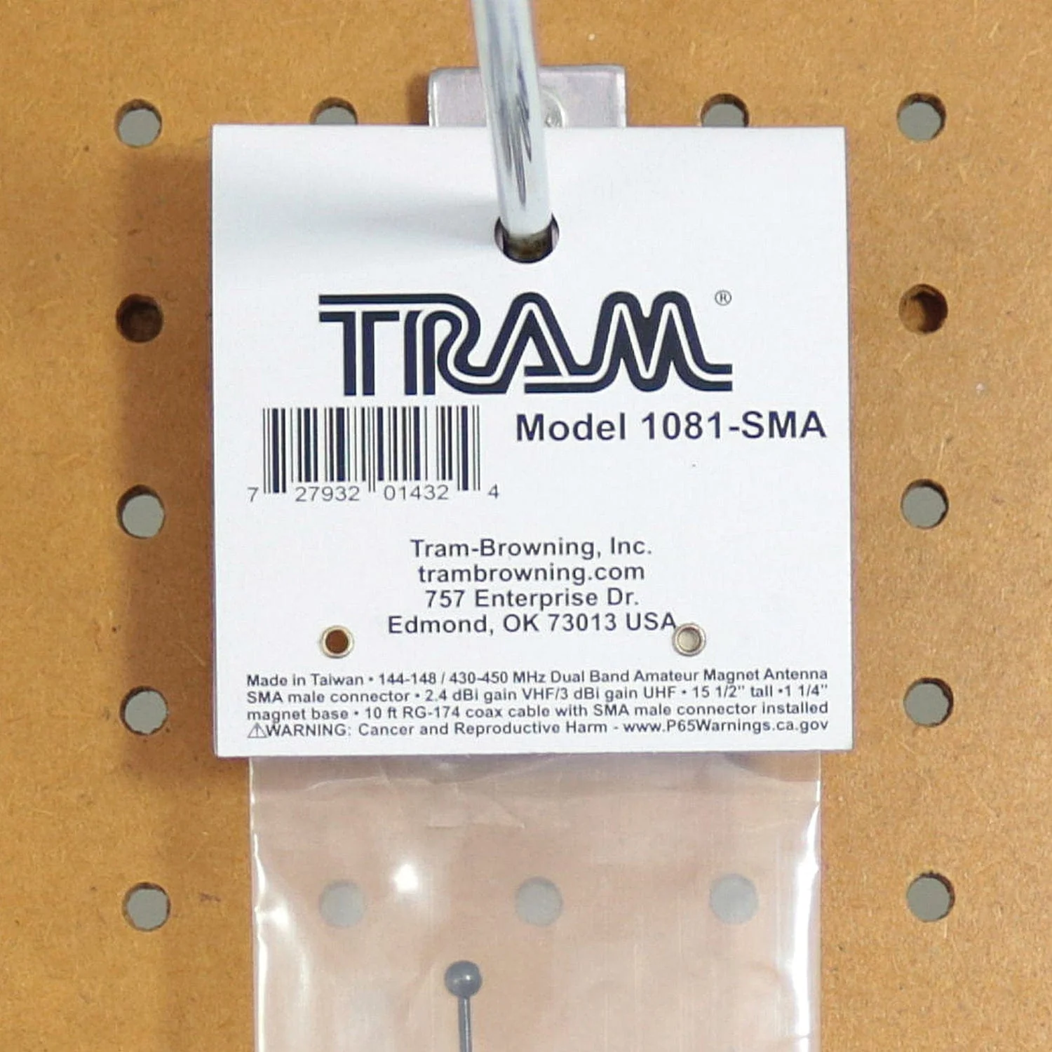 Tram 144MHz/430MHz Dual-Band Magnet Antenna with SMA-Male Connector - Image 3