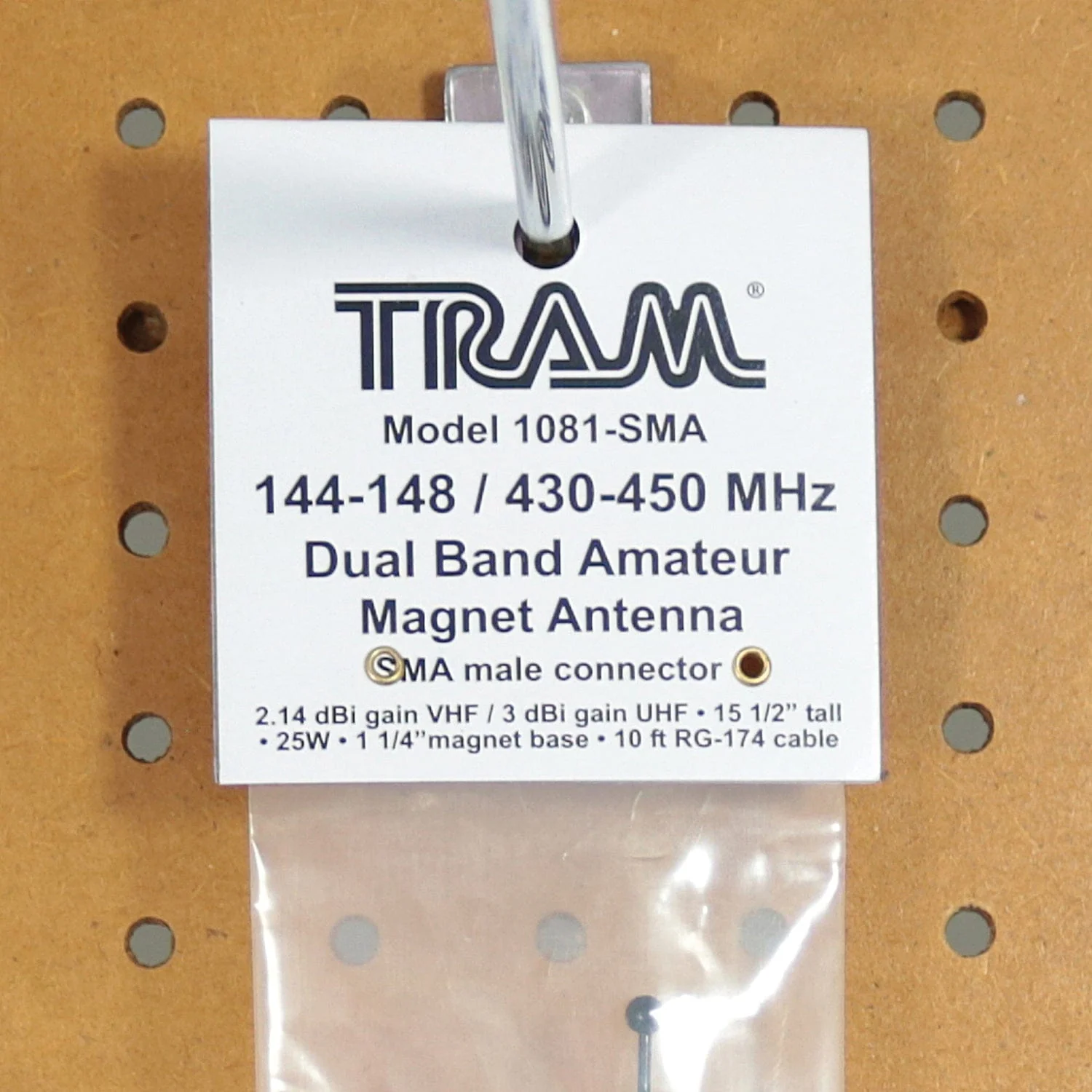 Tram 144MHz/430MHz Dual-Band Magnet Antenna with SMA-Male Connector - Image 5