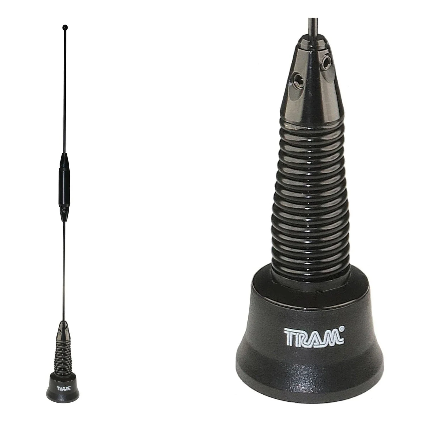 Tram 150 to 170/440 to 520/800 to 960 MHz 4.12-dBi Gain 17-1/2-In. Tall Pre-Tuned Tri-Band NMO Wideband Antenna