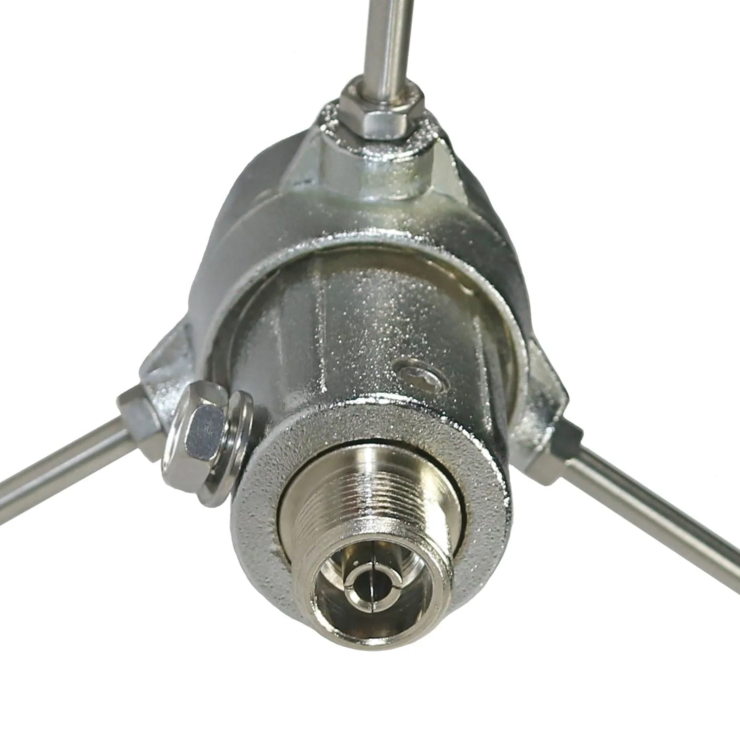 Tram 200-Watt Dual-Band 2-Section Fiberglass Base Antenna with 50-Ohm UHF SO-239 Connector, 8-Ft. 4-In. Tall, Silver - Image 5