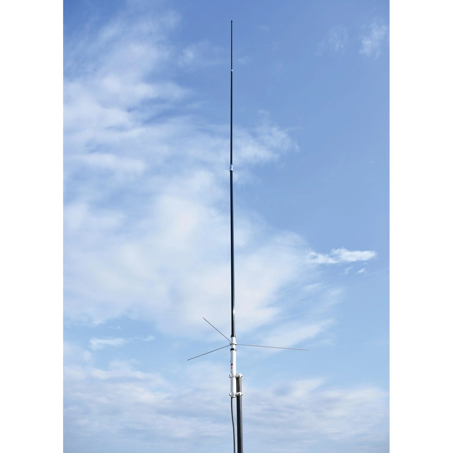 Tram 200-Watt Dual-Band 3-Section Fiberglass Base Antenna with 50-Ohm UHF SO-239 Connector, 17-Ft. Tall, Black - Image 2