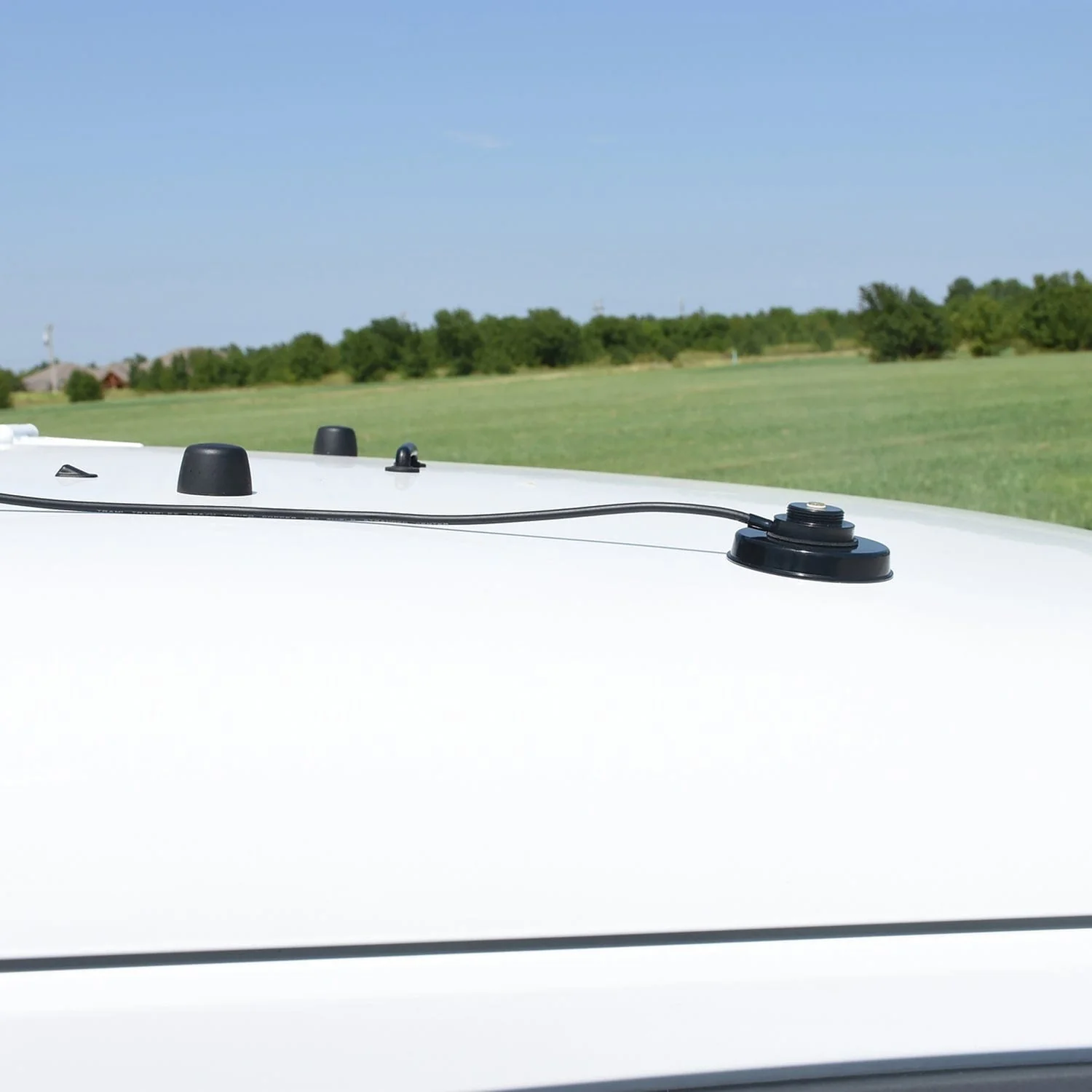 Tram 3-1/4-Inch Black Zinc NMO Magnet Mount with RG58 Coaxial Cable and UHF PL-259 Connector - Image 5