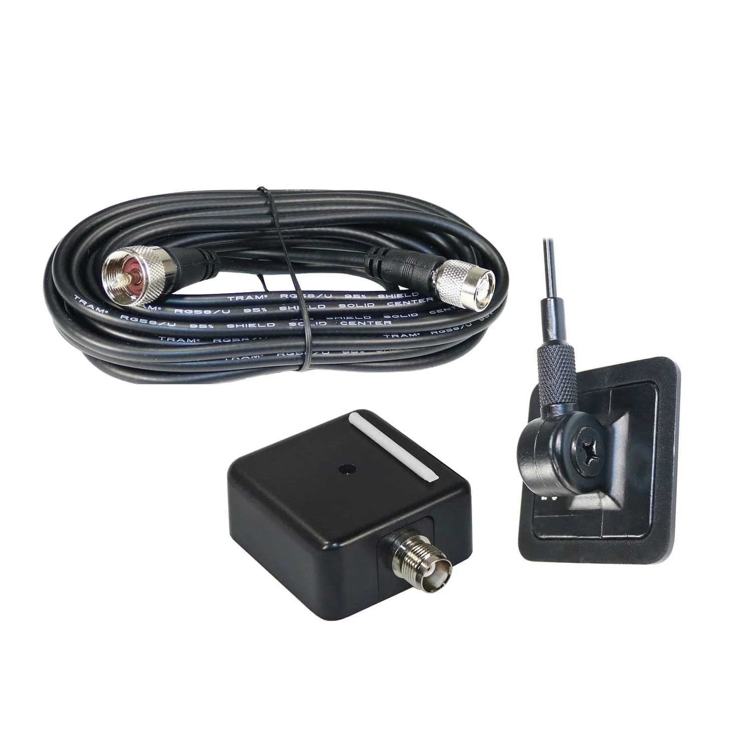 Tram 50-Watt Pretuned 150 MHz to 158 MHz VHF Radio Antenna Kit with Glass Mount and Cable - Image 3