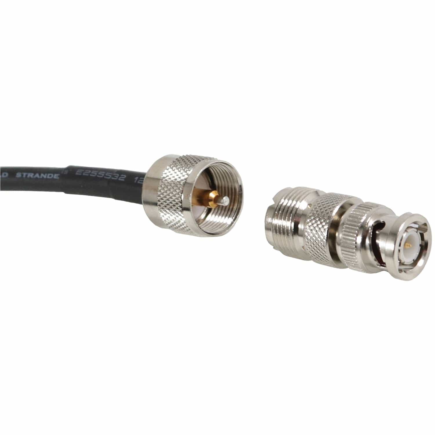 Tram BNC Male to UHF Female Adapters, 2 Pack - Image 2