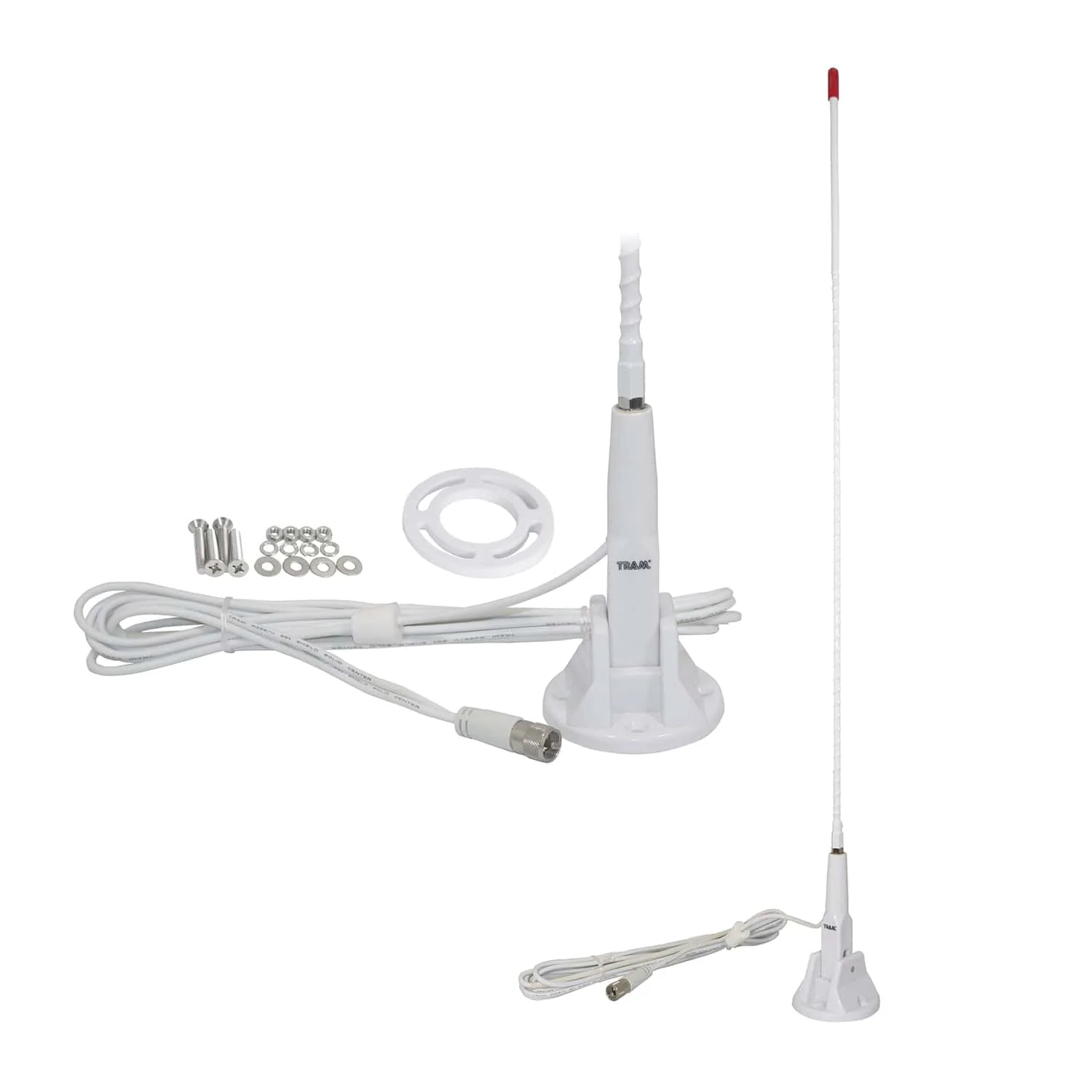 Tram Marine CB 3-Ft. Fiberglass Antenna with RG58 Cable and PL-259 Connector