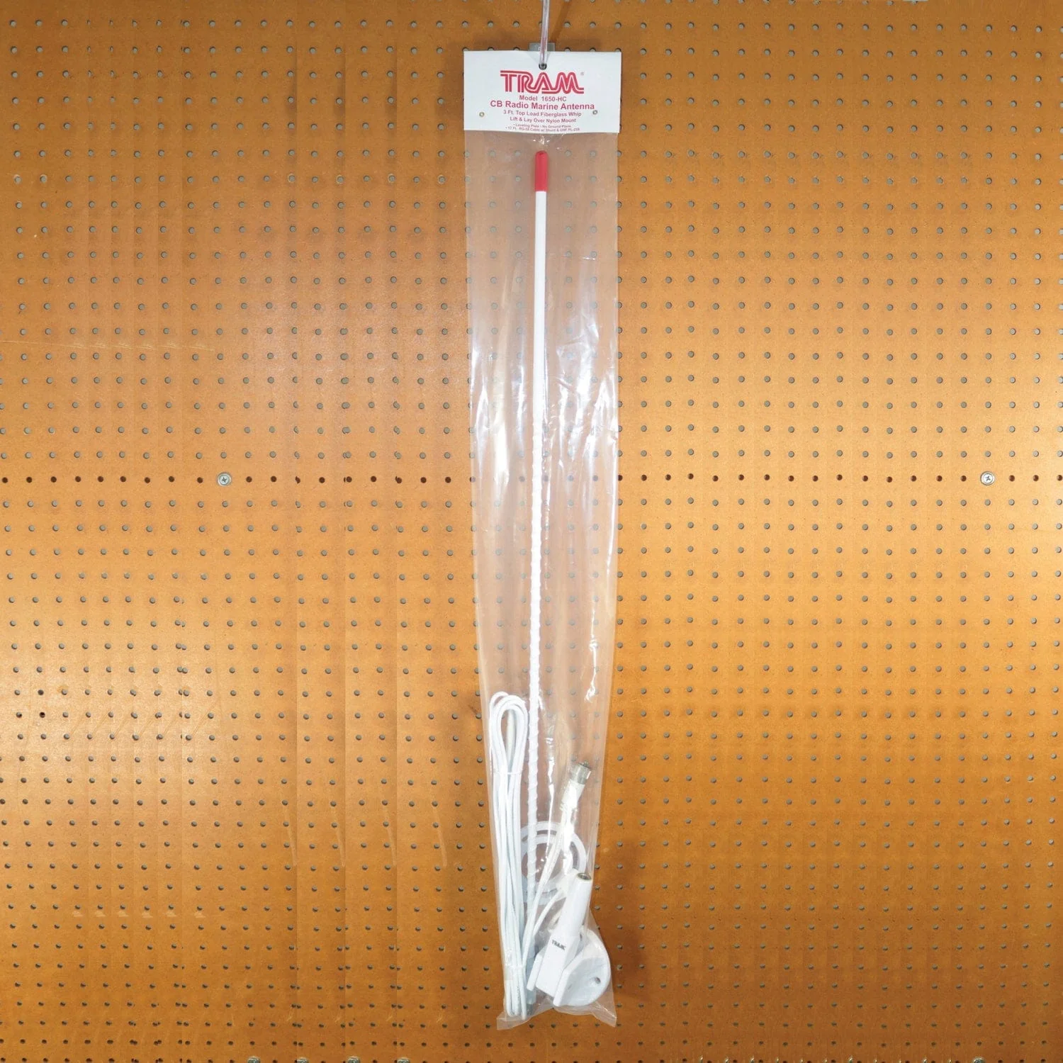Tram Marine CB 3-Ft. Fiberglass Antenna with RG58 Cable and PL-259 Connector - Image 2