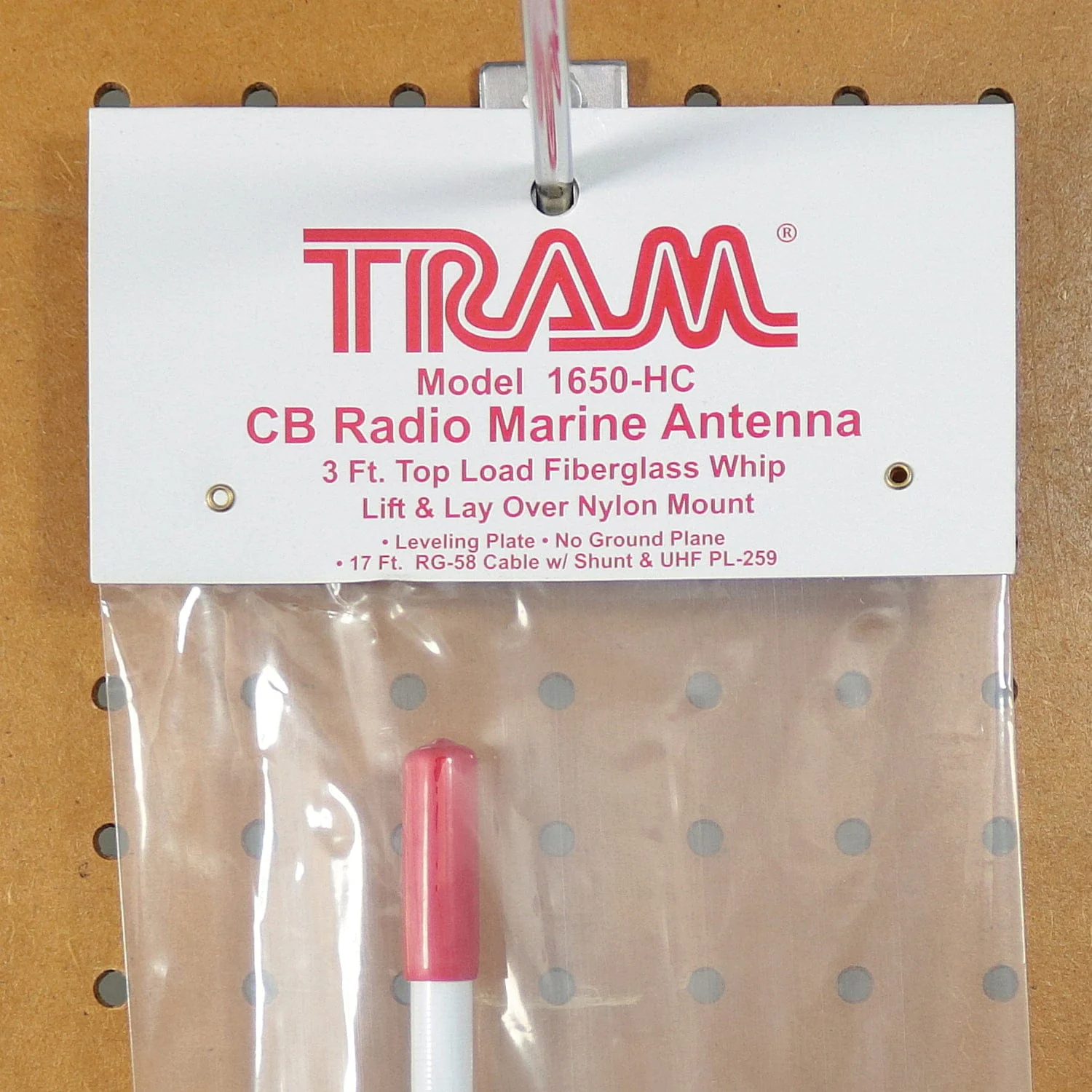 Tram Marine CB 3-Ft. Fiberglass Antenna with RG58 Cable and PL-259 Connector - Image 5