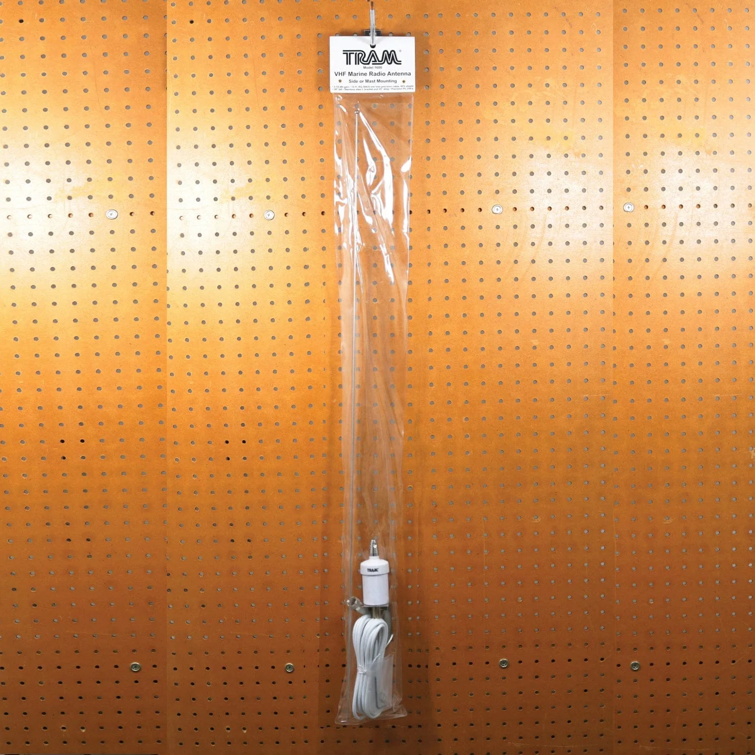 Tram Pretuned VHF 6-dB-Gain Marine L-Bracket-Mount 35-In. Fiberglass Antenna with RG58 Cable and PL-259 Connectors - Image 3