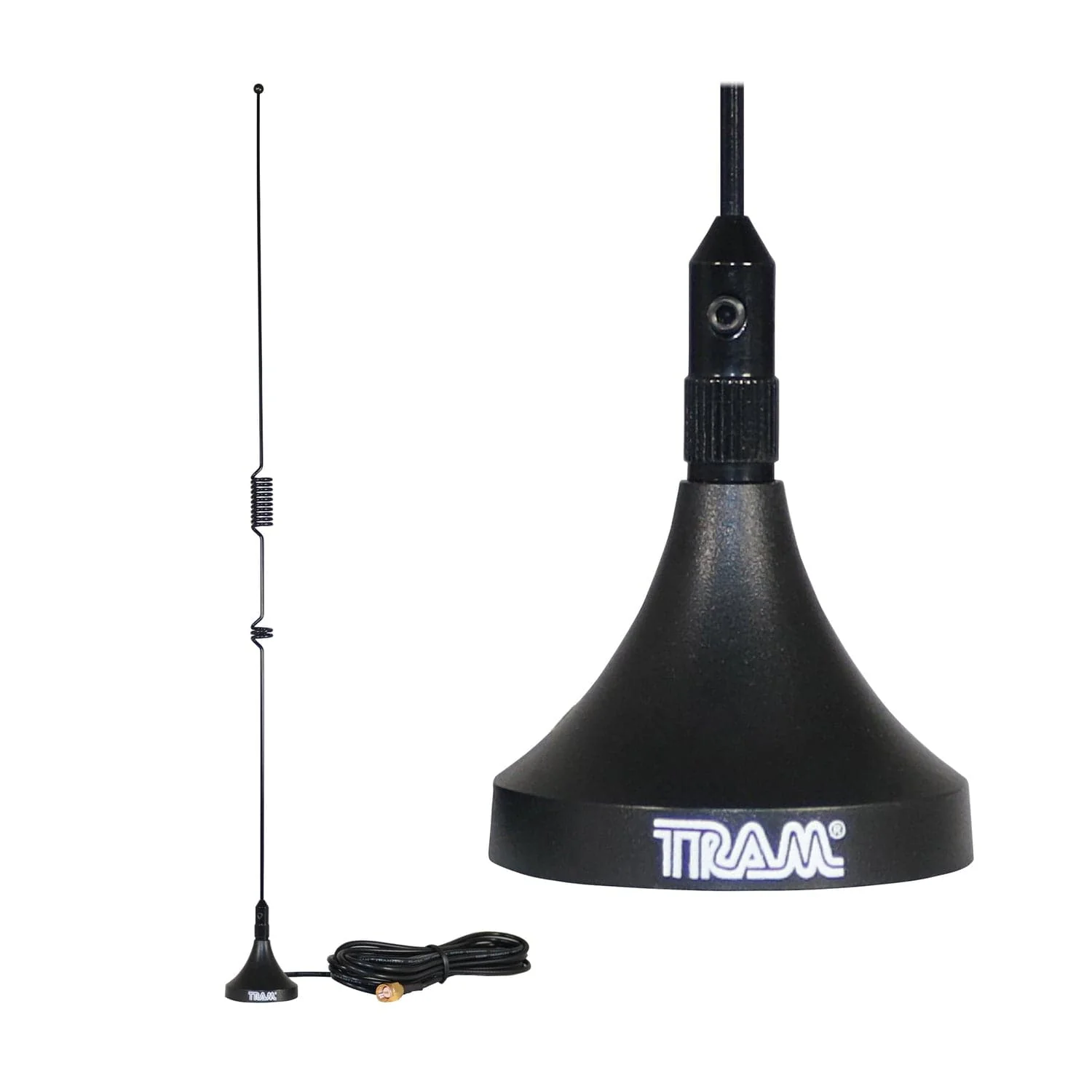 Tram Scanner Mini-Magnet Antenna VHF/UHF/800-MHz to 1300-MHz with SMA-Male Connector