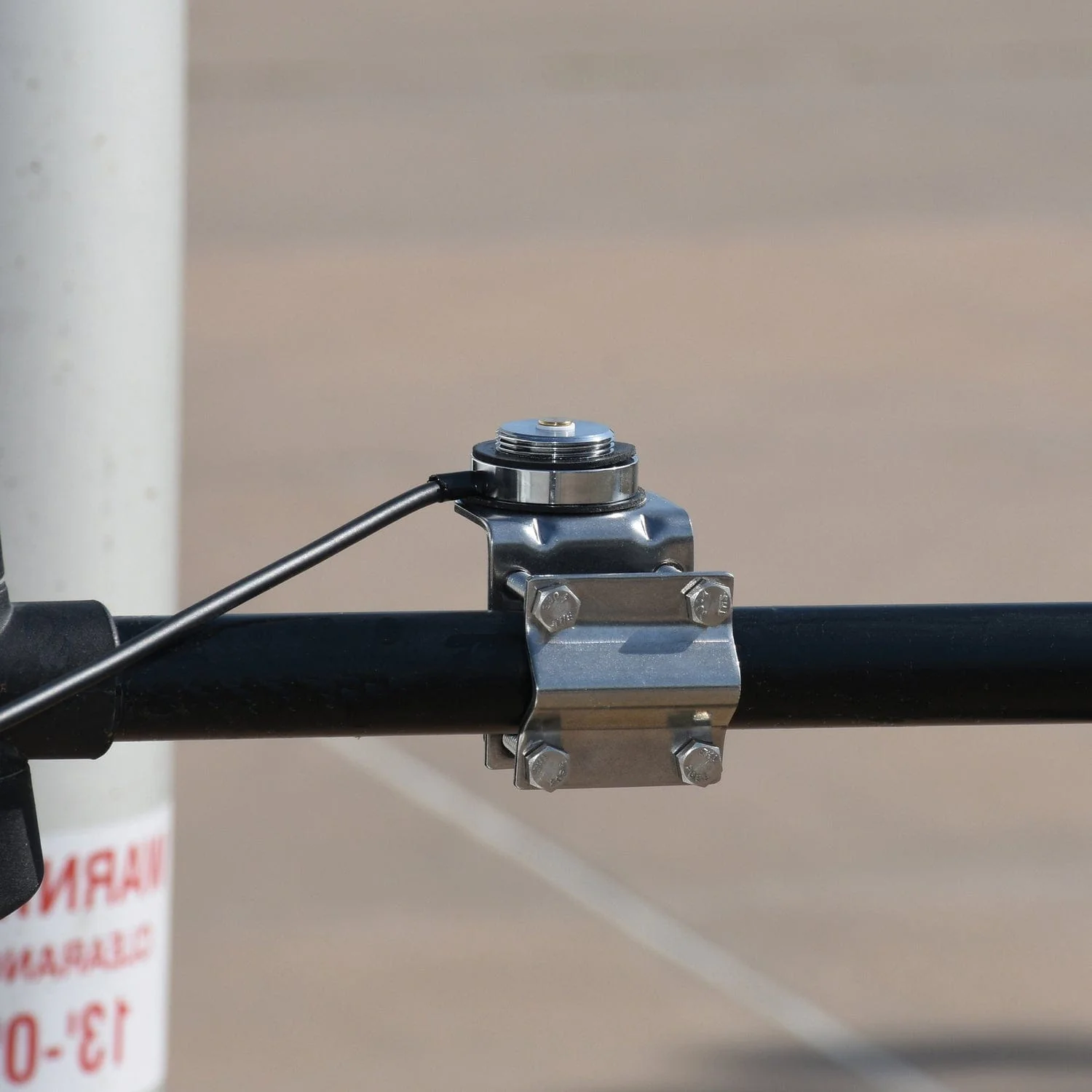 Tram Stainless Steel NMO Mirror Mount Single Groove with 17-Ft. Coaxial Cable and PL-259 Connector - Image 2