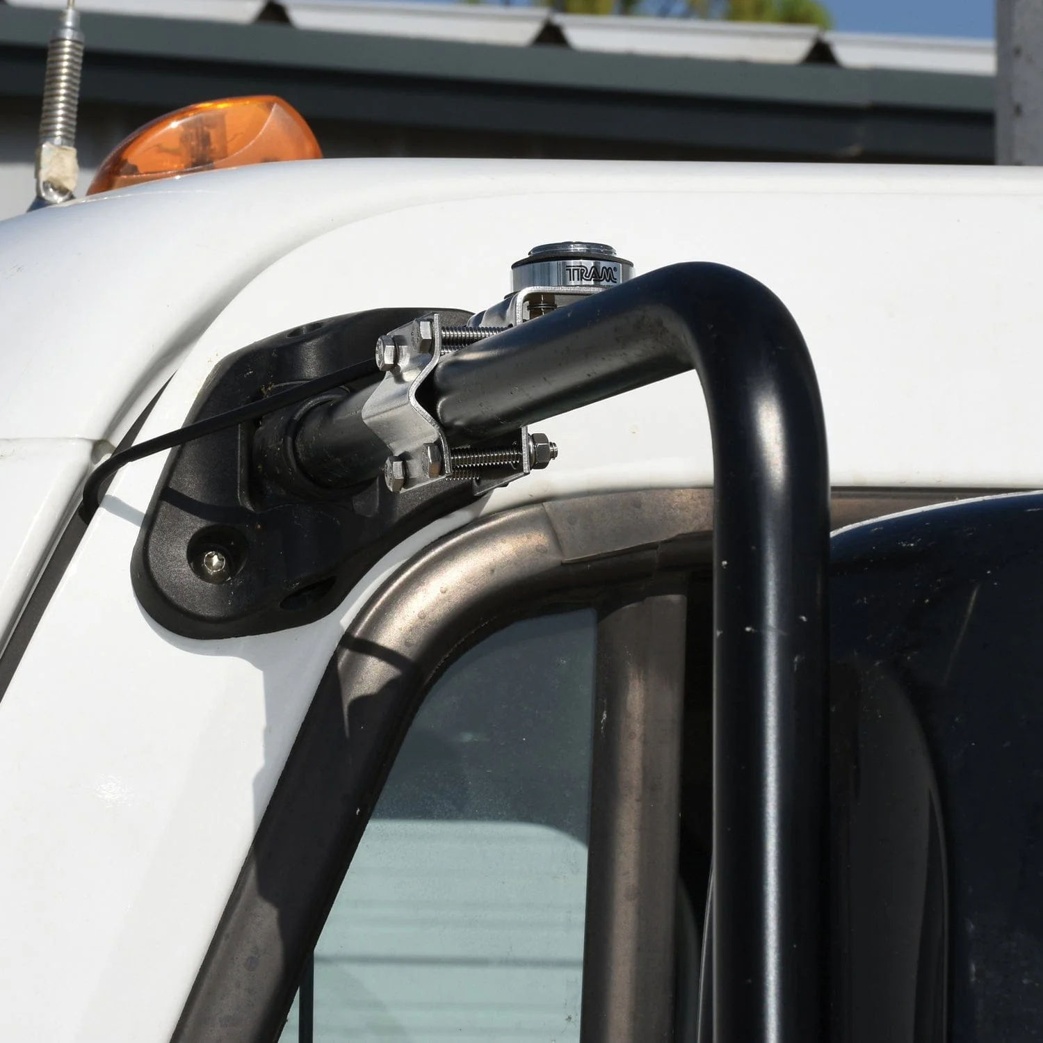 Tram Stainless Steel NMO Mirror Mount Single Groove with 17-Ft. Coaxial Cable and PL-259 Connector - Image 3