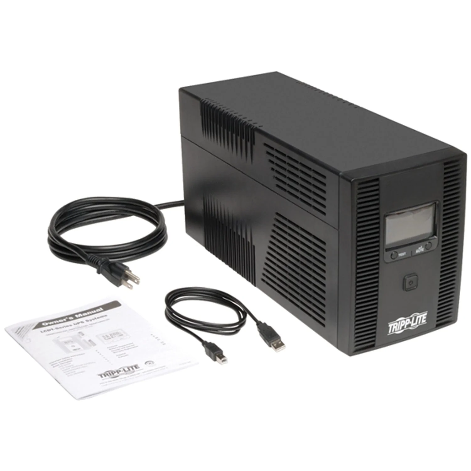 Tripp Lite by Eaton 10-AC Outlet and LAN/Coax 1500-VA/810-Watt OmniSmart Line-Interactive UPS Tower, AVR and 650-Joules Surge Protection, 6-Ft. Cord - Image 4