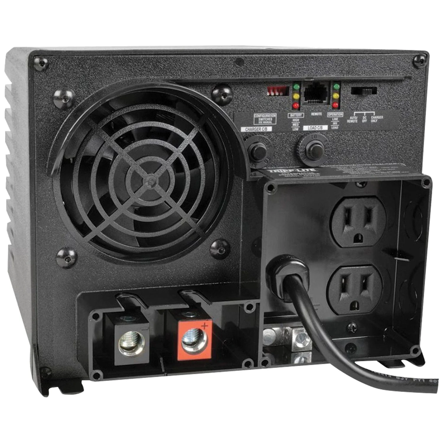 Tripp Lite by Eaton 2 AC-Outlet 750-Watt-Continuous PowerVerter APS Inverter/Charger with Auto-Transfer Switching, APS750 - Image 2