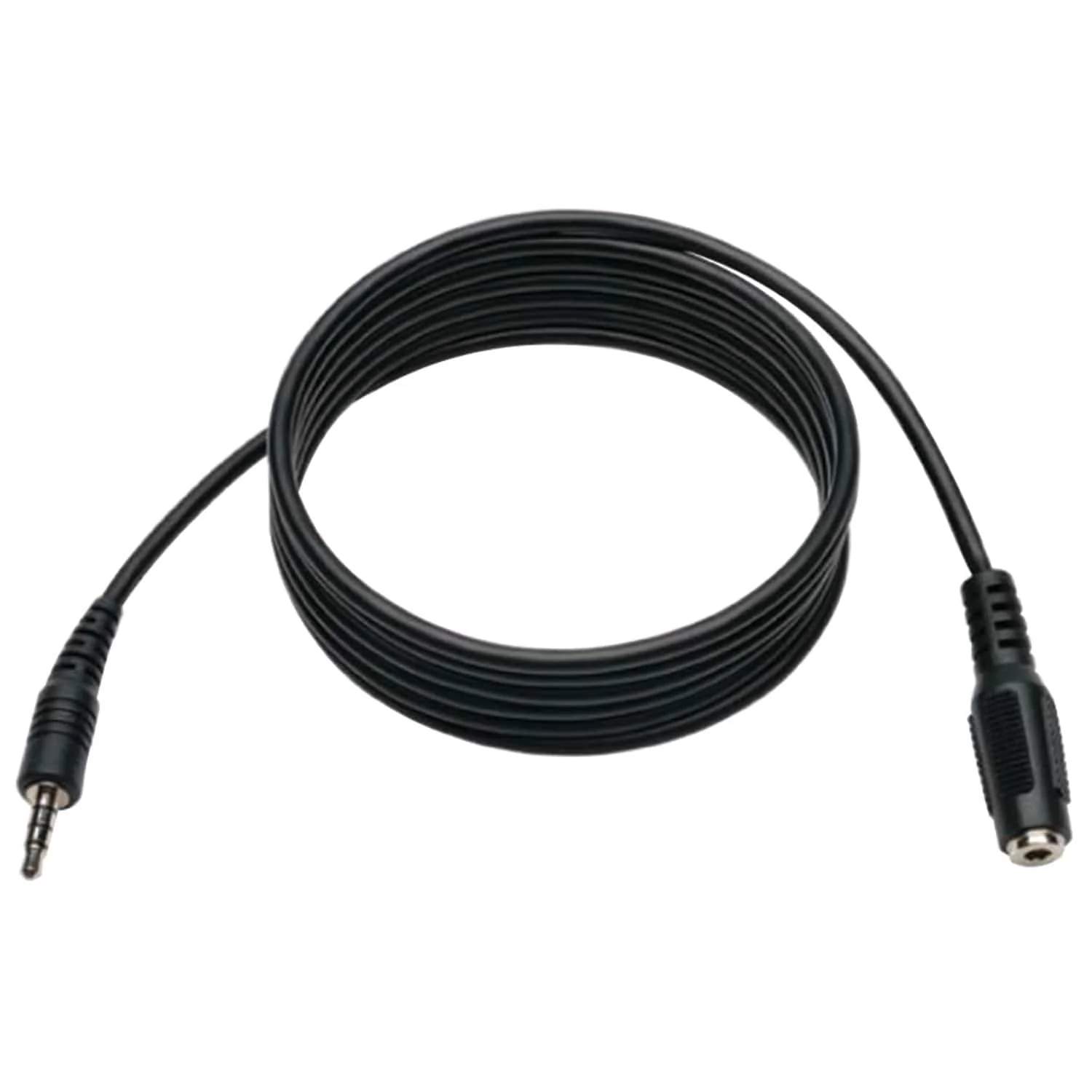 Tripp Lite by Eaton 3.5-mm Male/Female 4-Position TRRS Stereo Headset Audio Extension Cable, 6 Ft., Black, P318-006-MF - Image 2