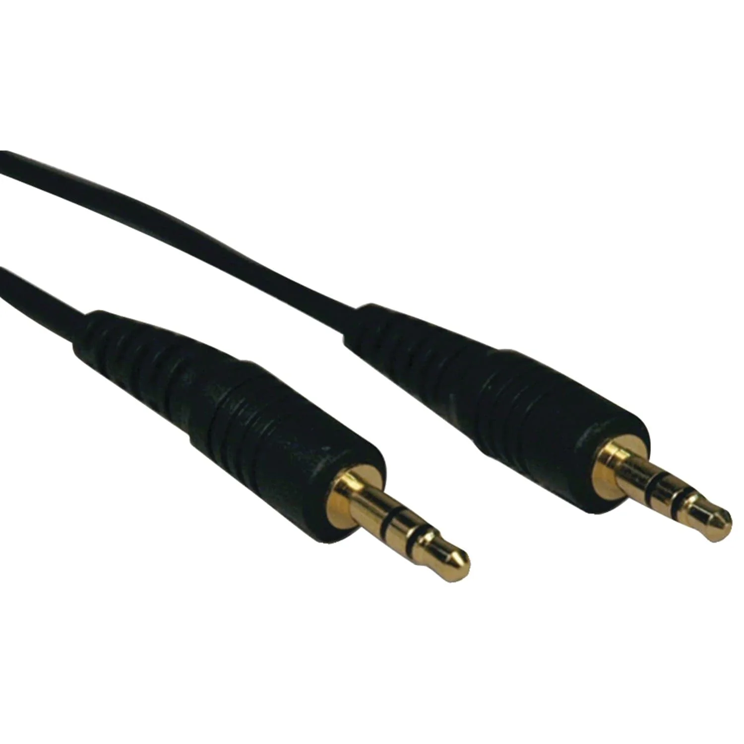 Tripp Lite by Eaton 3.5-mm Male/Male Stereo Cable for Microphones, Speakers, and Headphones, Black, 6 Ft. - Image 2