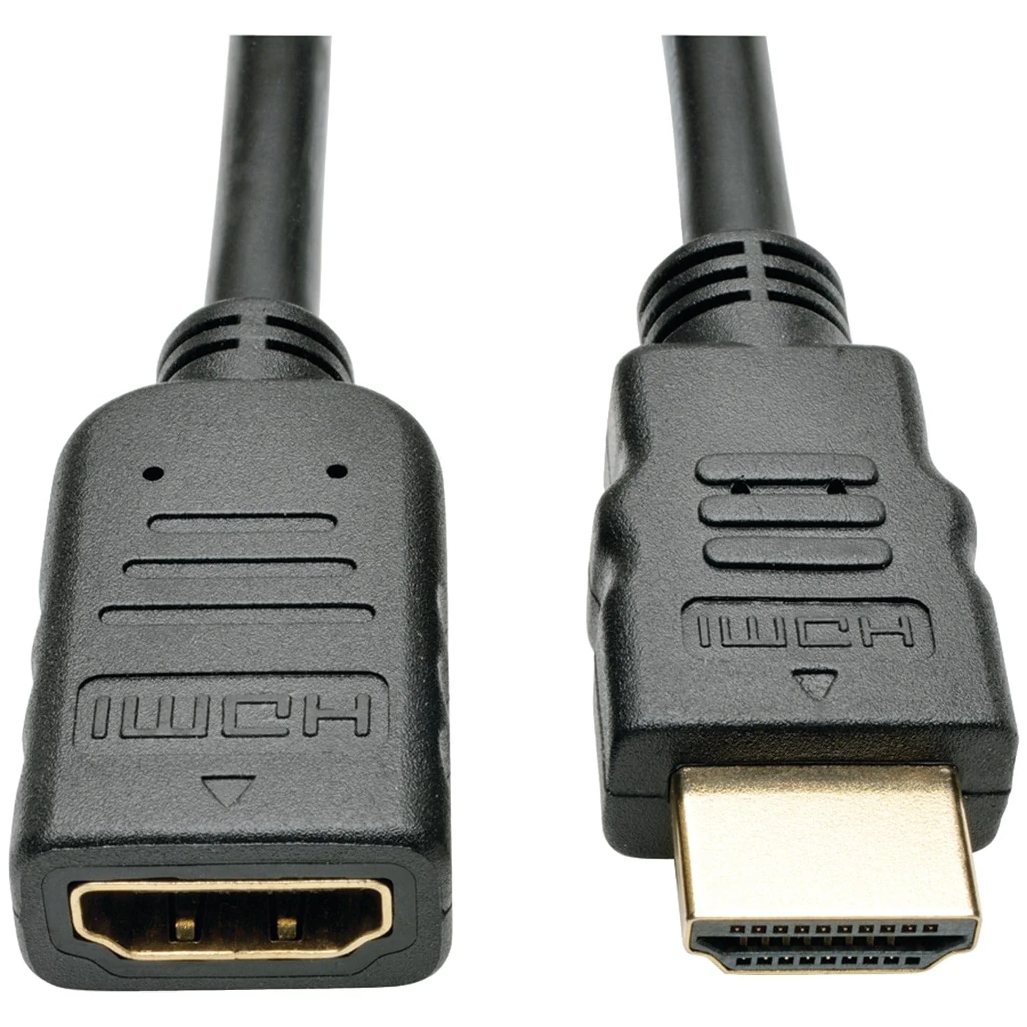 Tripp Lite by Eaton 4K at 30 Hz HDMI Male/Female High-Speed Extension Cable with Ethernet, 6 Ft., Black, P569-006-MF