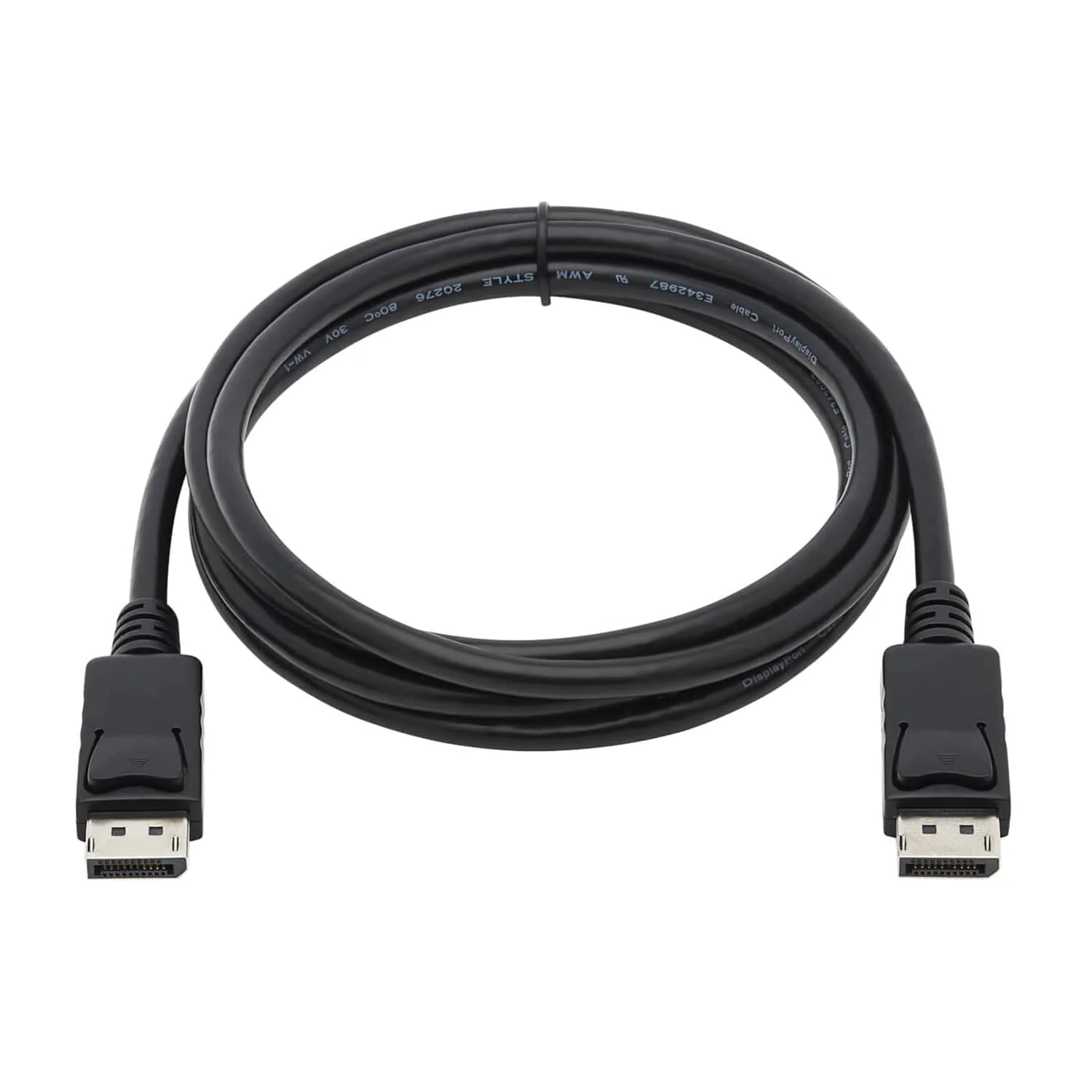 Tripp Lite by Eaton 4K at 60 Hz DisplayPort 1.2 Male/Male Cable with Latches, Black, 10 Ft.