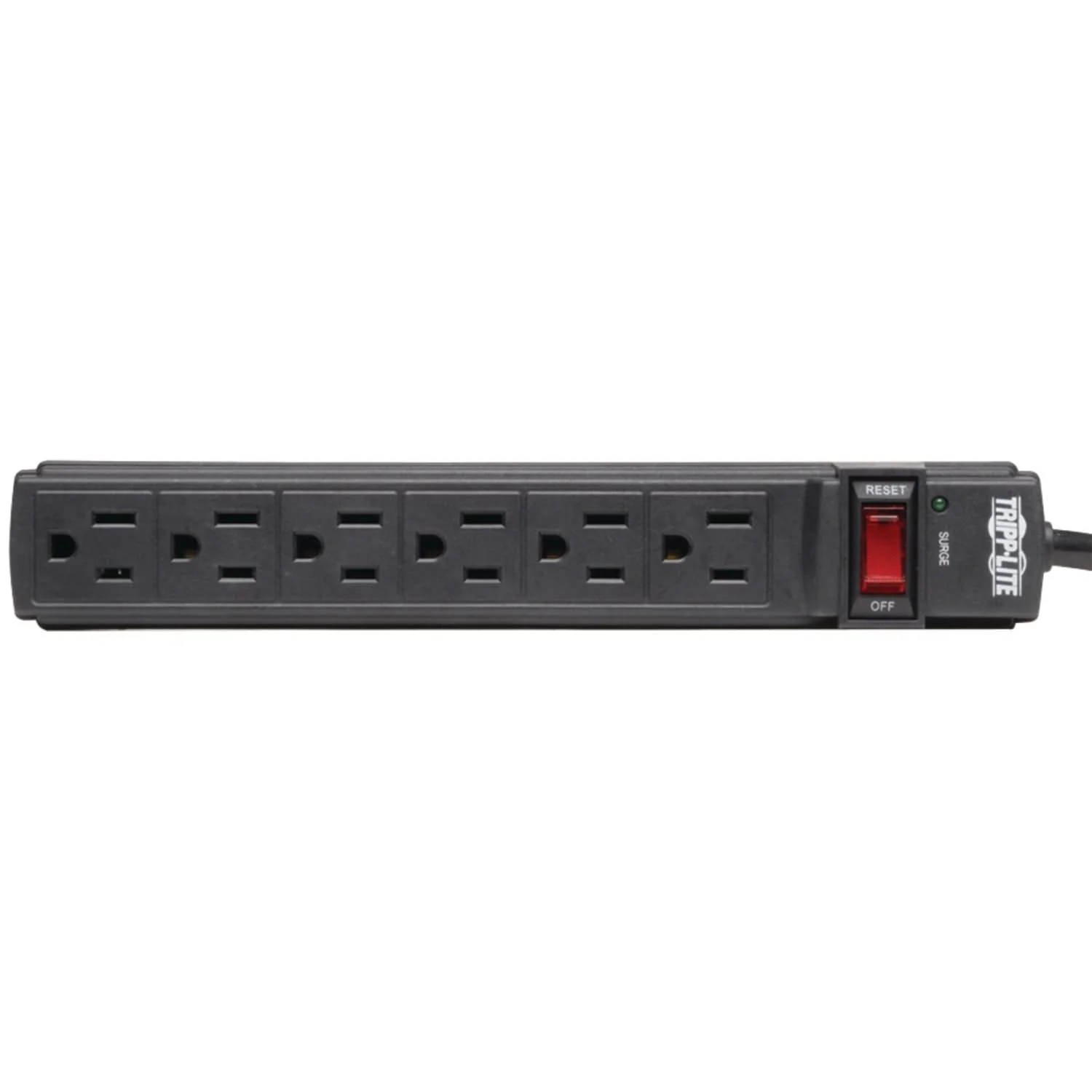 Tripp Lite by Eaton 6-AC Outlet 360-Joules Protect It! Surge Protector Power Strip, 6-Ft. Cord with Straight Plug, TLP6B - Image 2