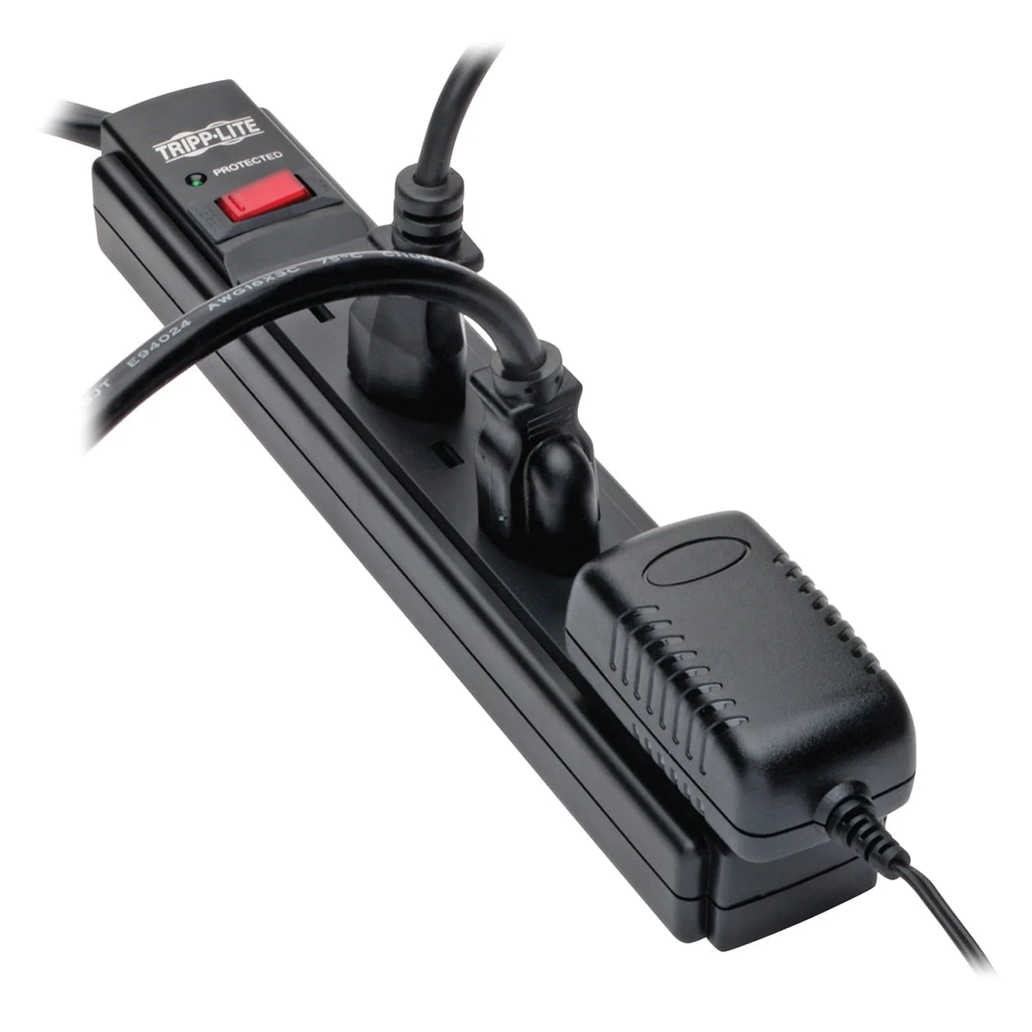 Tripp Lite by Eaton 6-AC Outlet 790-Joules Protect It! Surge Protector Power Strip, 6-Ft. Cord with Straight Plug, TLP606B - Image 4
