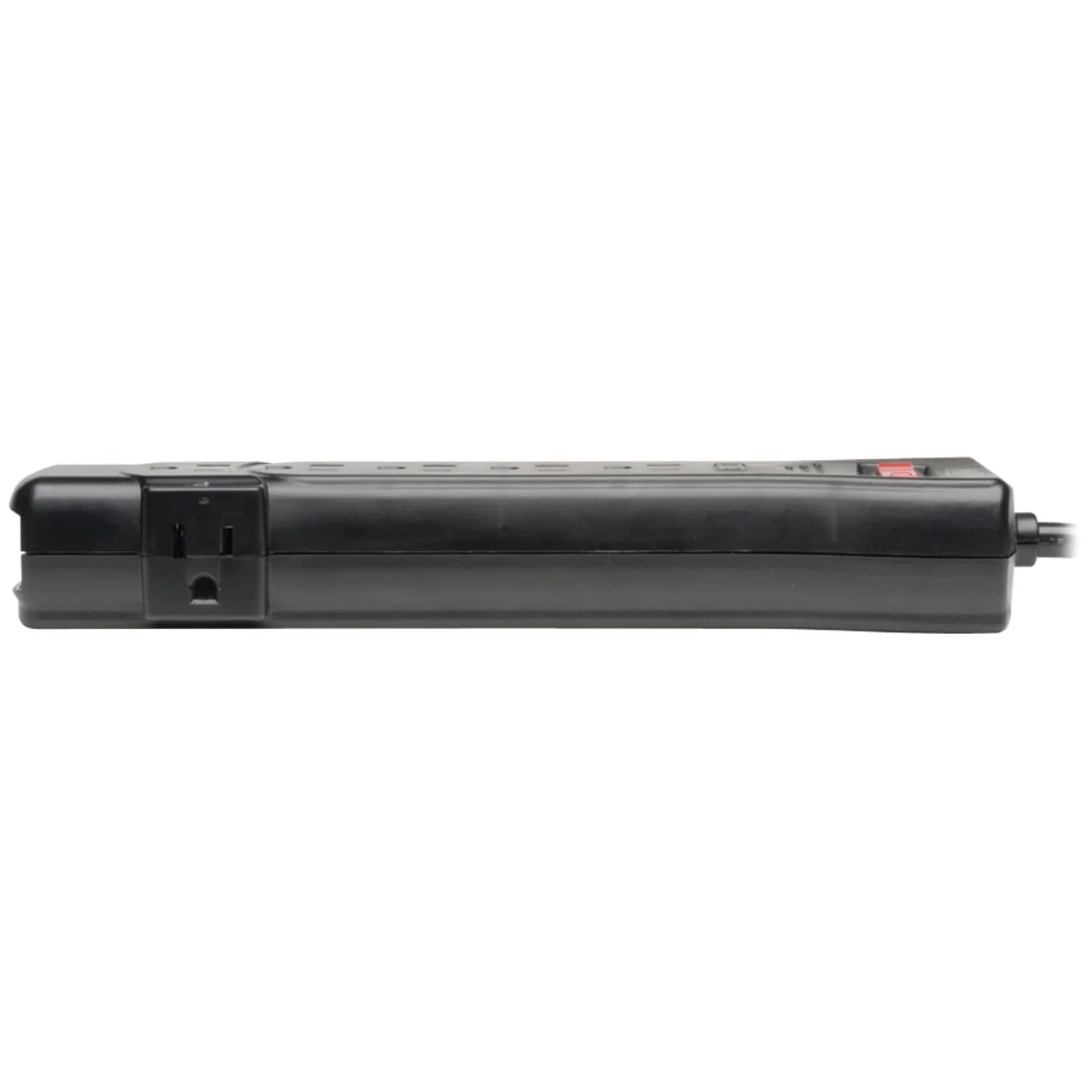 Tripp Lite by Eaton 7-AC Outlet 2160 Joules Protect It! Surge Protector Power Strip with Right-Angle Plug, 7 Ft., Black - Image 2