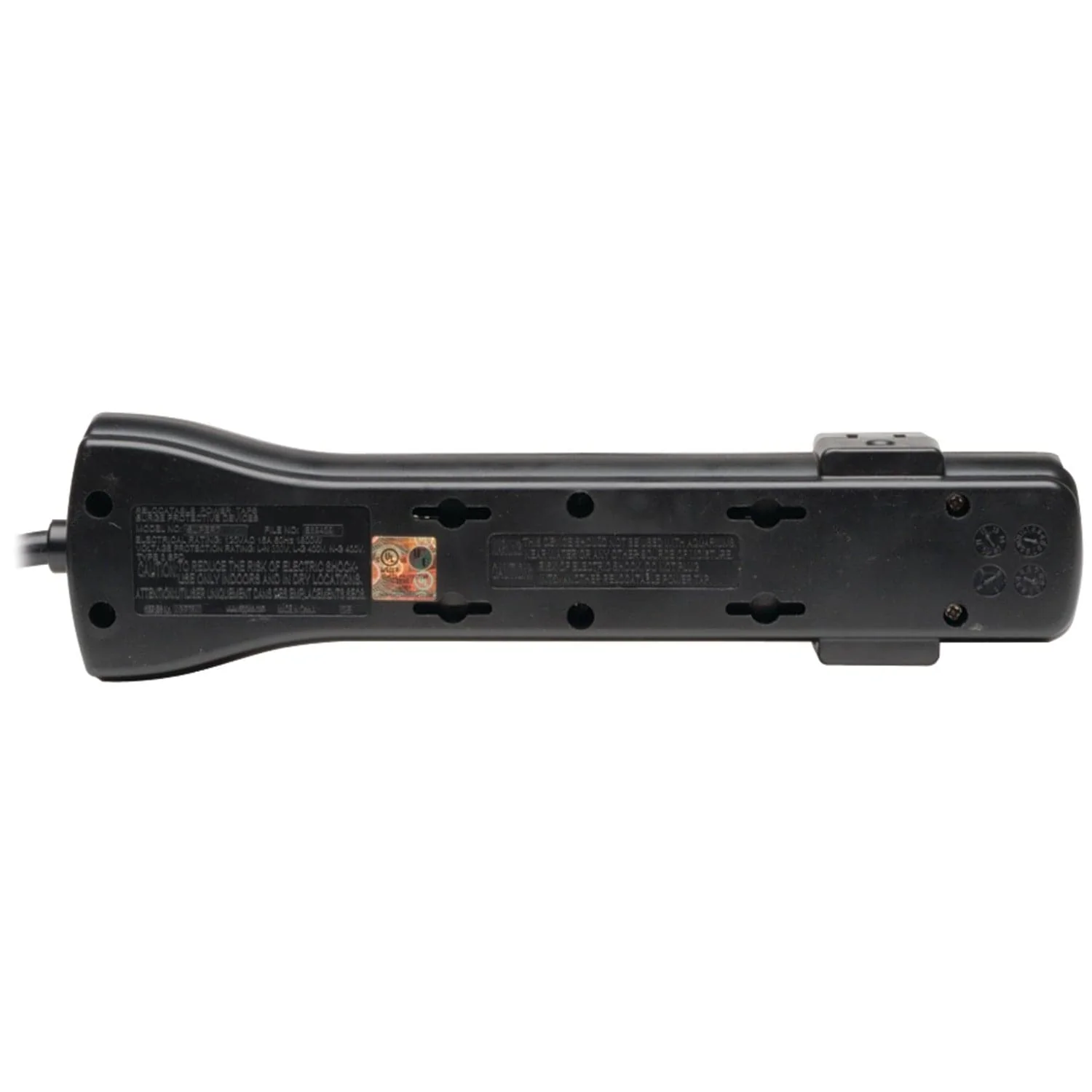 Tripp Lite by Eaton 7-AC Outlet 2160 Joules Protect It! Surge Protector Power Strip with Right-Angle Plug, 7 Ft., Black - Image 4