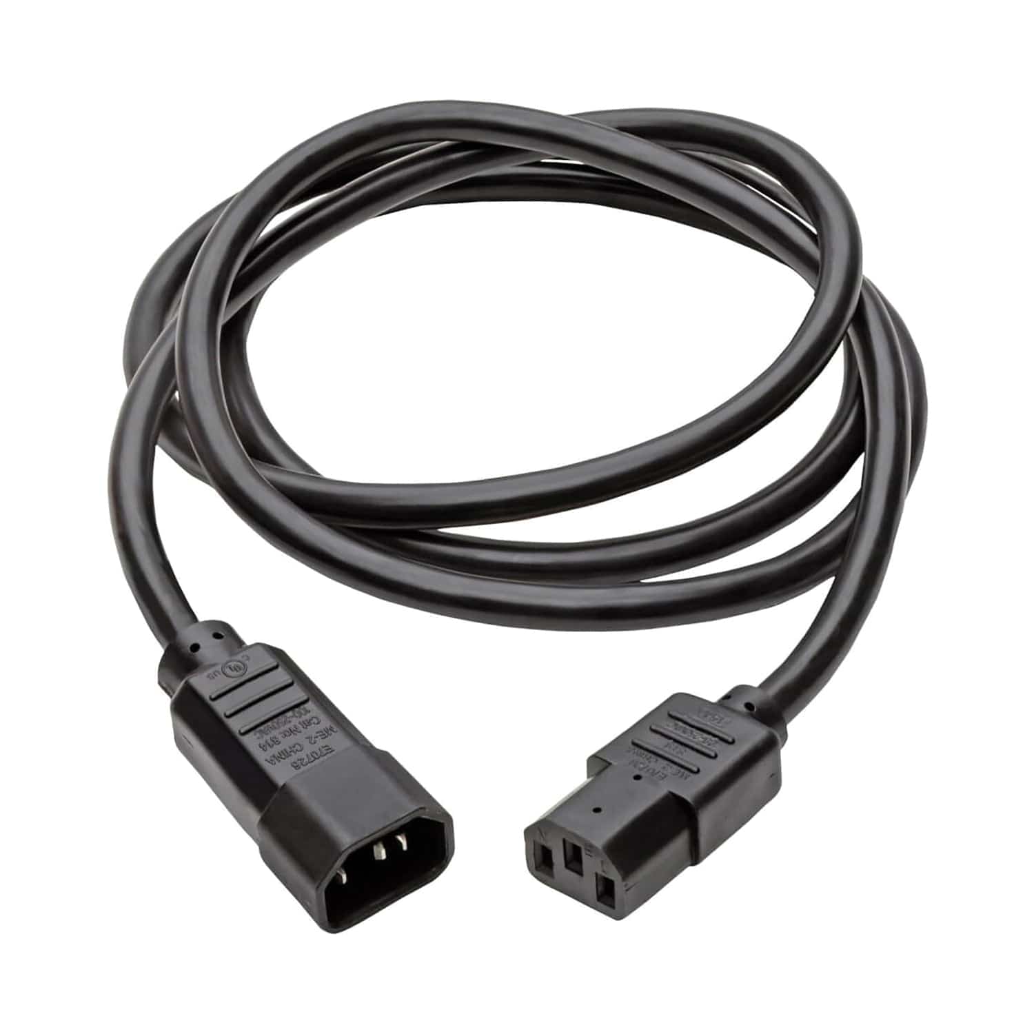 Tripp Lite by Eaton Heavy-Duty PDU C13-to-C14 Power Cord, 6 Ft., P005-006 - Image 2