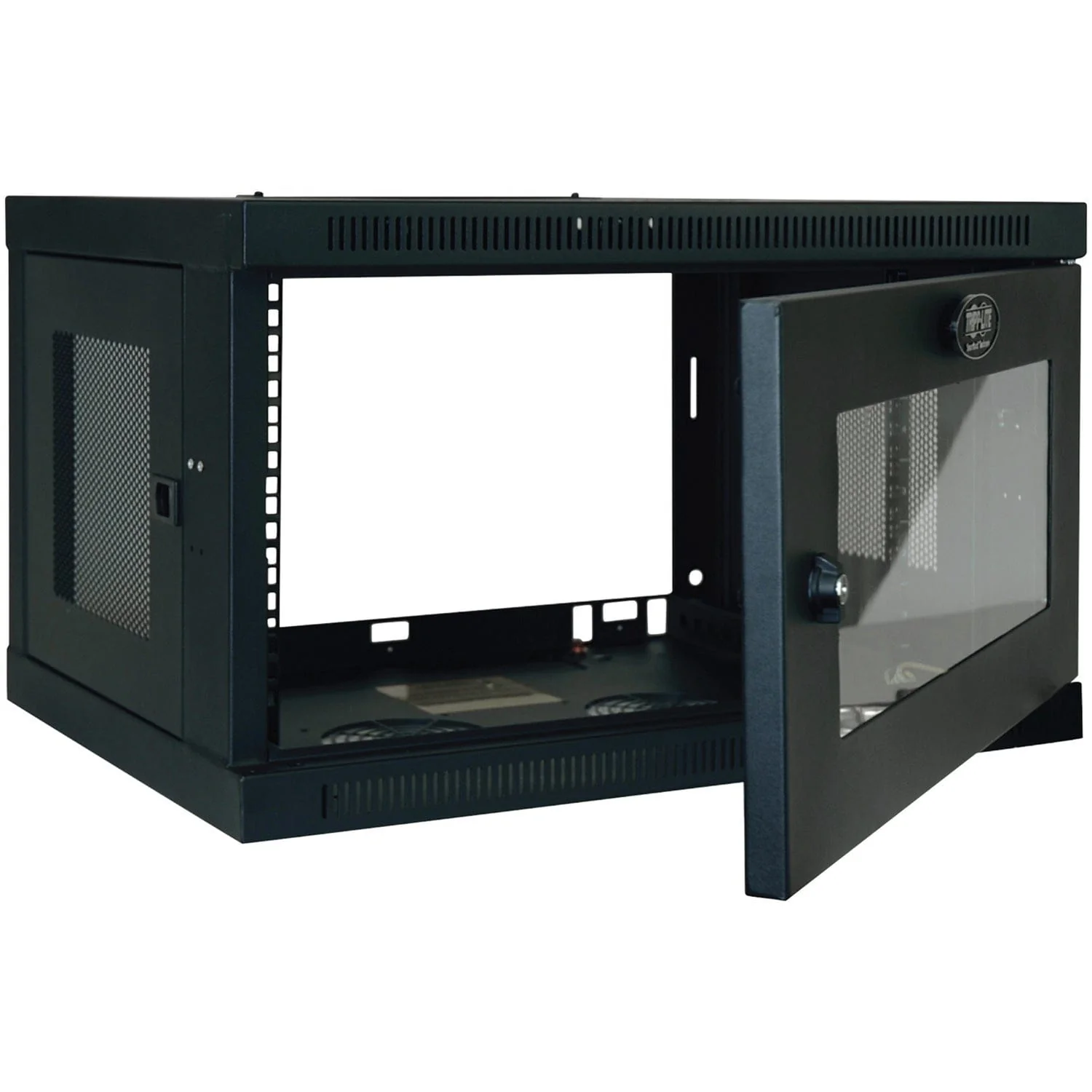 Tripp Lite by Eaton SmartRack 6U Low-Profile Switch-Depth Wall-Mount Mini Rack Enclosure Cabinet with Clear Acrylic Window, SRW6UG - Image 2