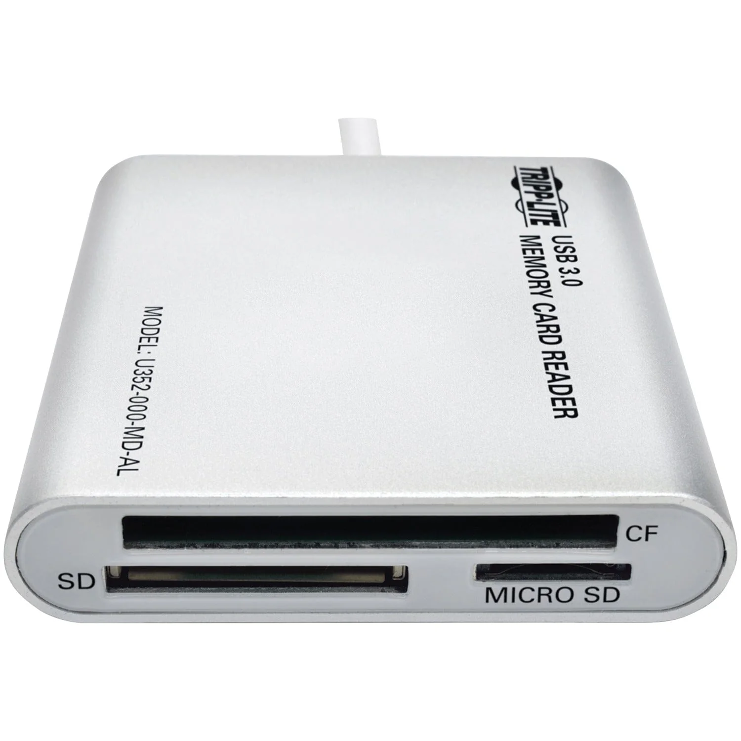 Tripp Lite by Eaton SuperSpeed USB 3.0 Multi-Drive Memory Card Reader/Writer, Aluminum Case, U352-000-MD-AL - Image 5