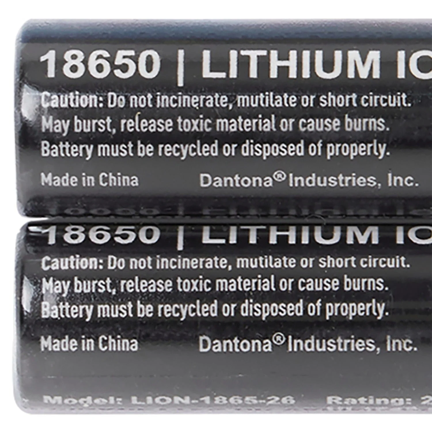 Ultralast 2600 mAh 18650 Retail Blister-Carded Rechargeable Batteries, 2 Pack - Image 3