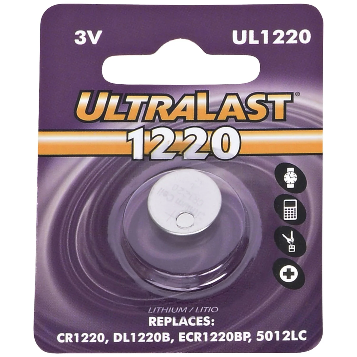 Ultralast UL1220 CR1220 Lithium Coin Cell Battery